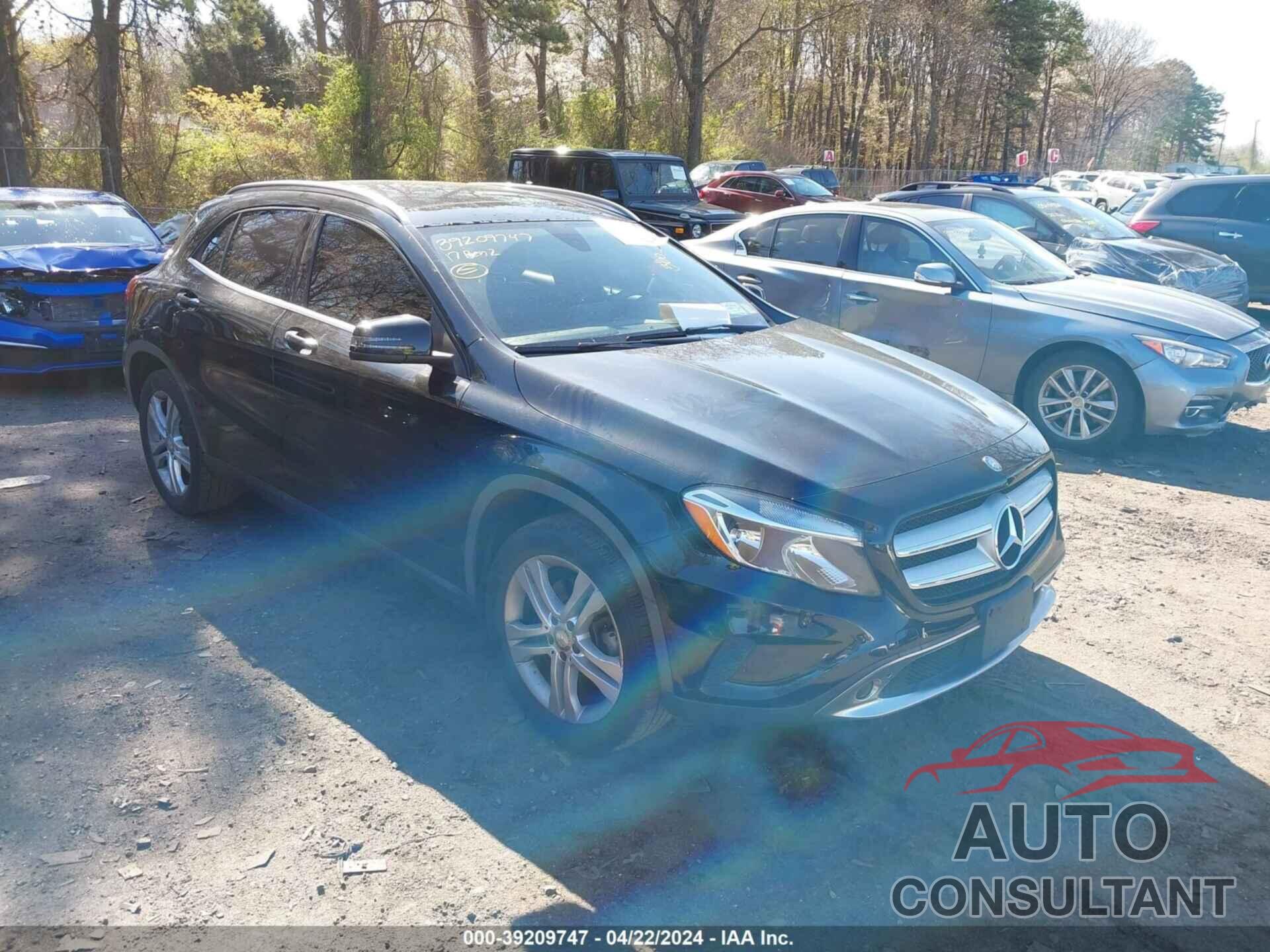 MERCEDES-BENZ GLA 250 2017 - WDCTG4GB6HJ307115