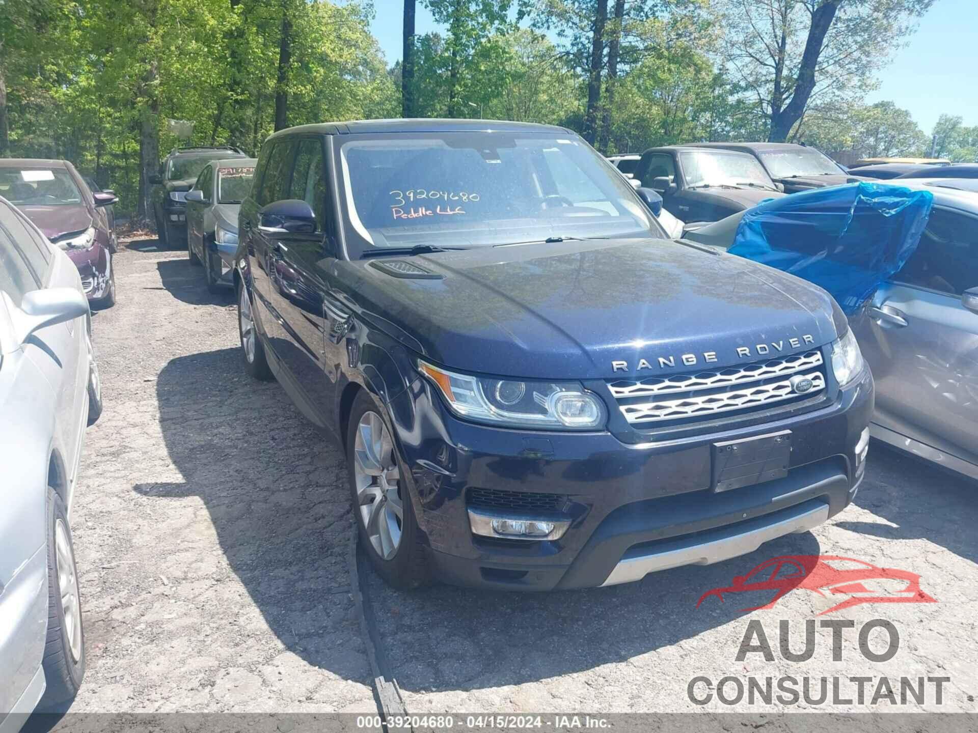 LAND ROVER RANGE ROVER SPORT 2016 - SALWR2VF8GA548396