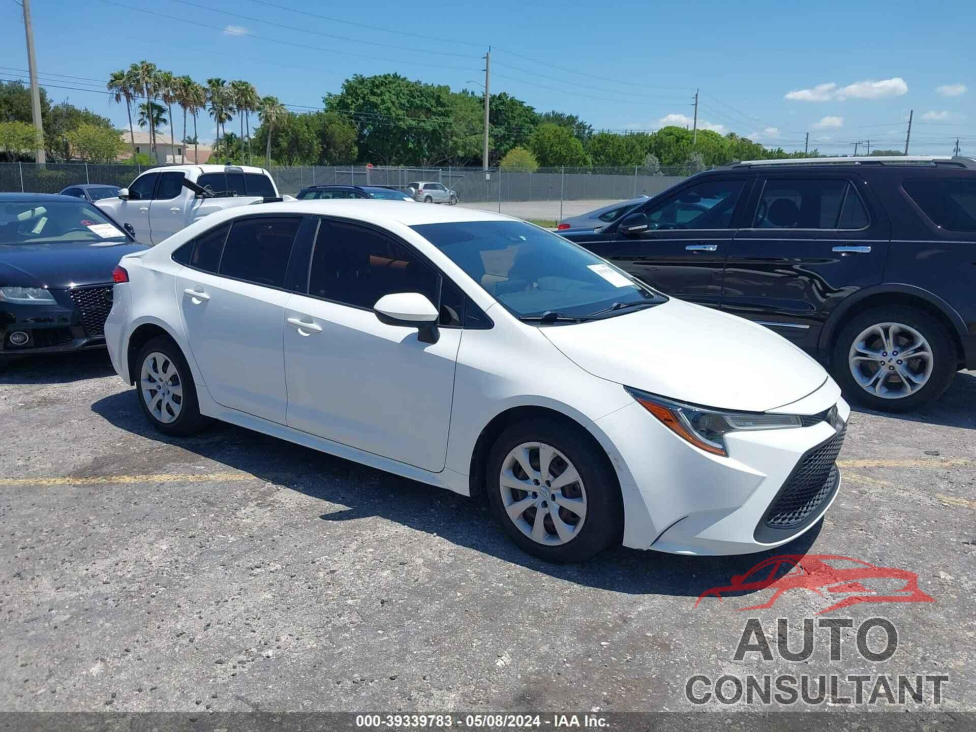 TOYOTA COROLLA 2020 - JTDEPRAE2LJ025139