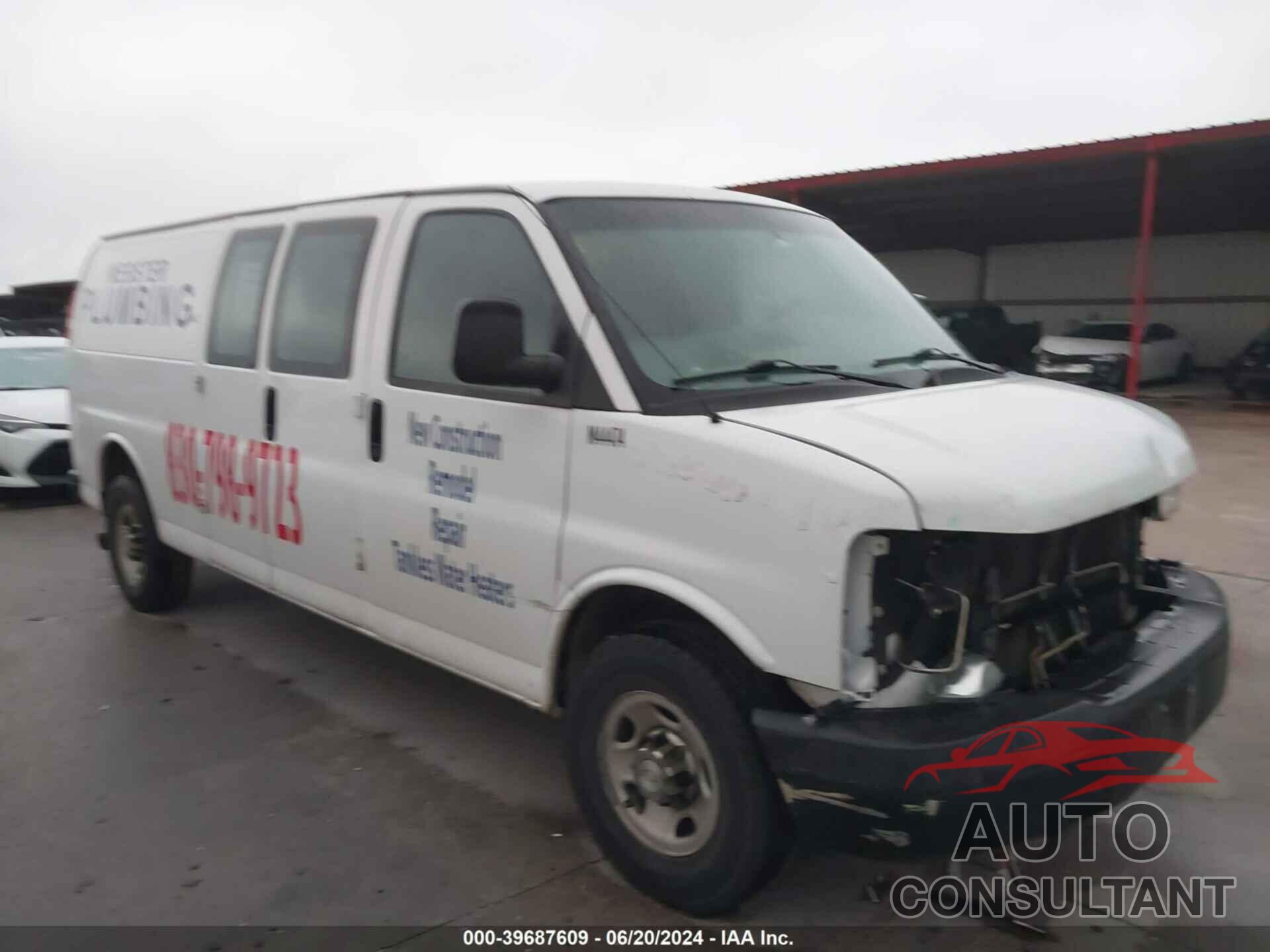 CHEVROLET EXPRESS 2500 2016 - 1GCWGBFF6G1214105