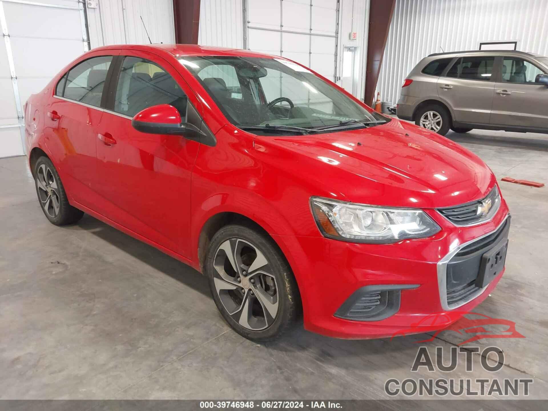 CHEVROLET SONIC 2017 - 1G1JF5SB0H4140383