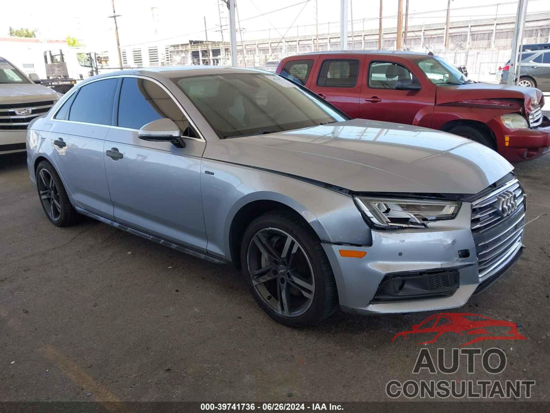 AUDI A4 2018 - WAUFNBF42JA217298