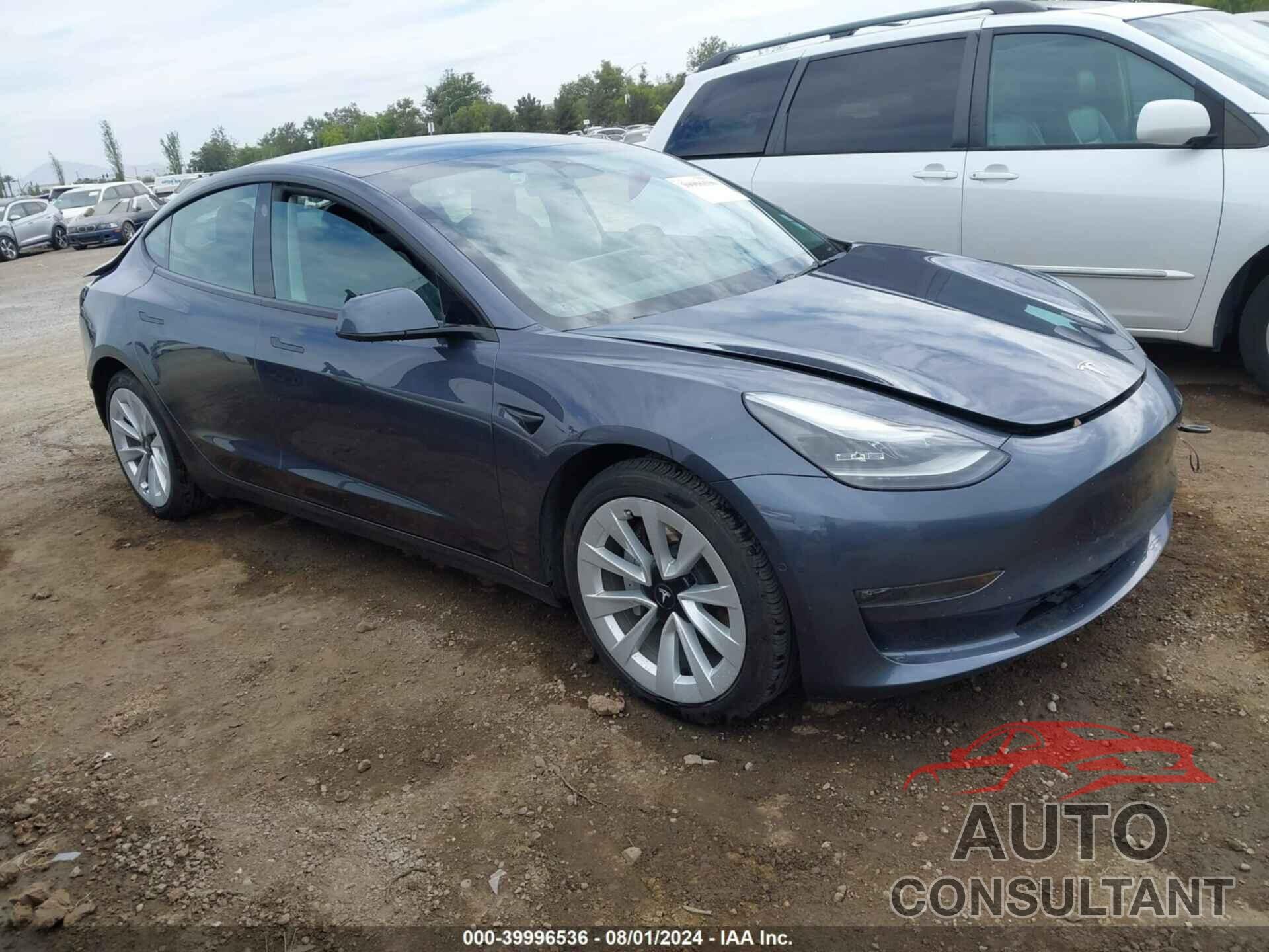 TESLA MODEL 3 2022 - 5YJ3E1EB8NF165480