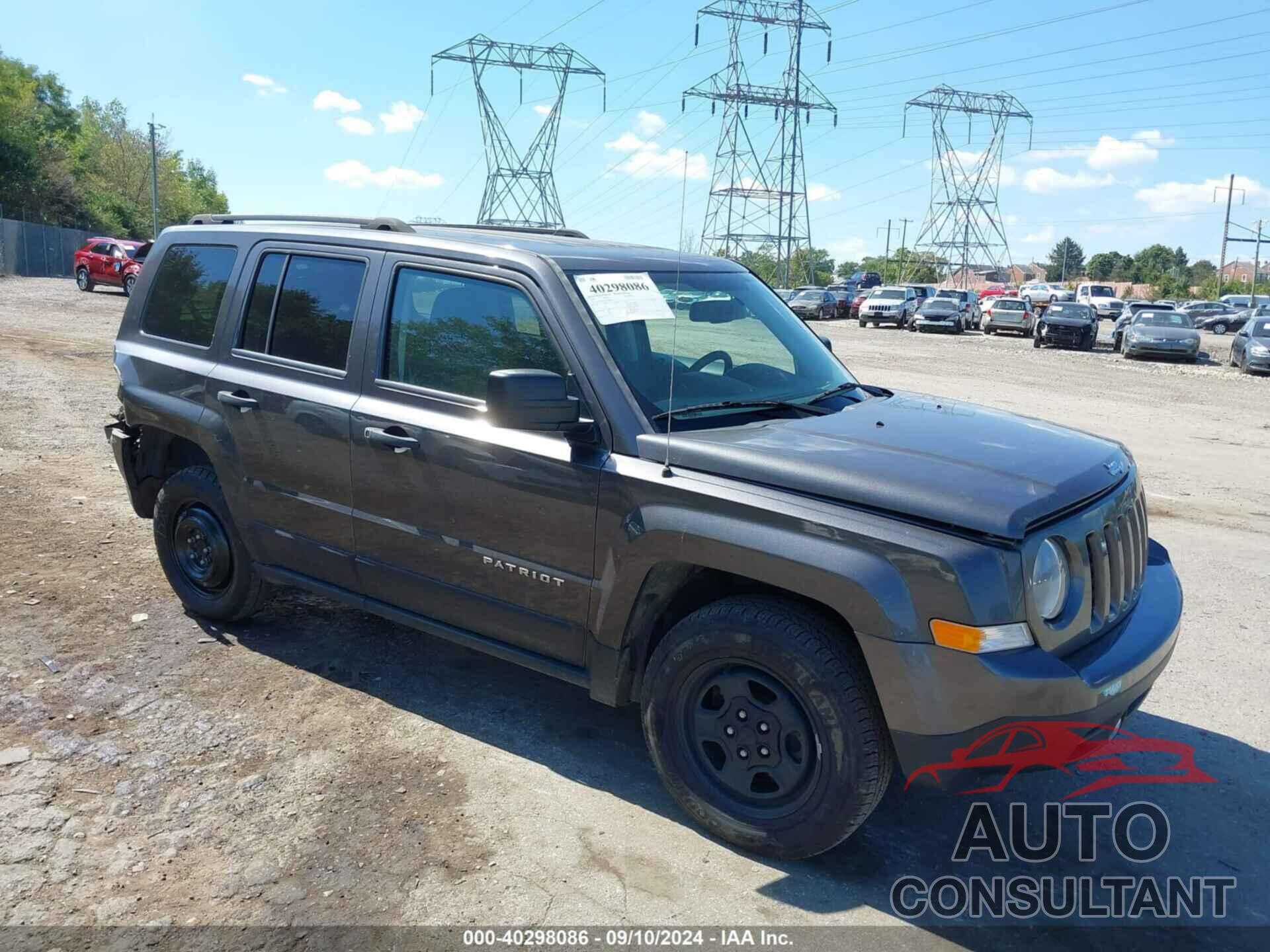 JEEP PATRIOT 2016 - 1C4NJPBA1GD783821