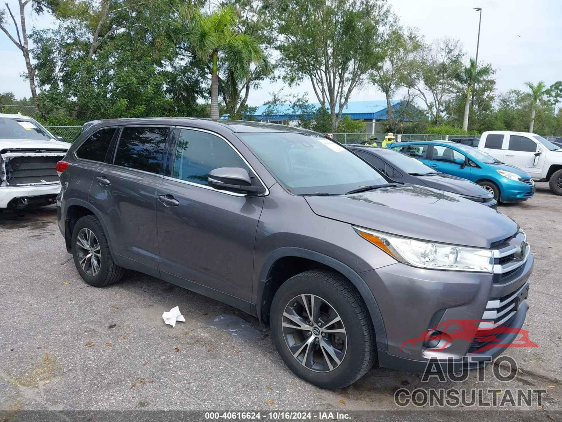 TOYOTA HIGHLANDER 2019 - 5TDBZRFHXKS972253