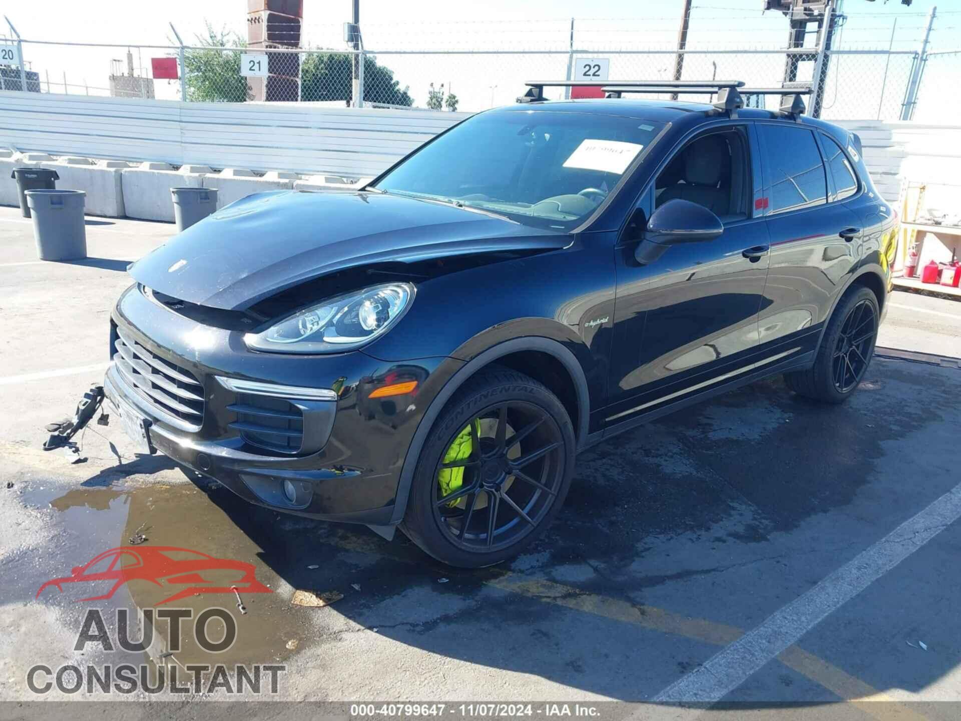 PORSCHE CAYENNE E-HYBRID 2016 - WP1AE2A25GLA63636
