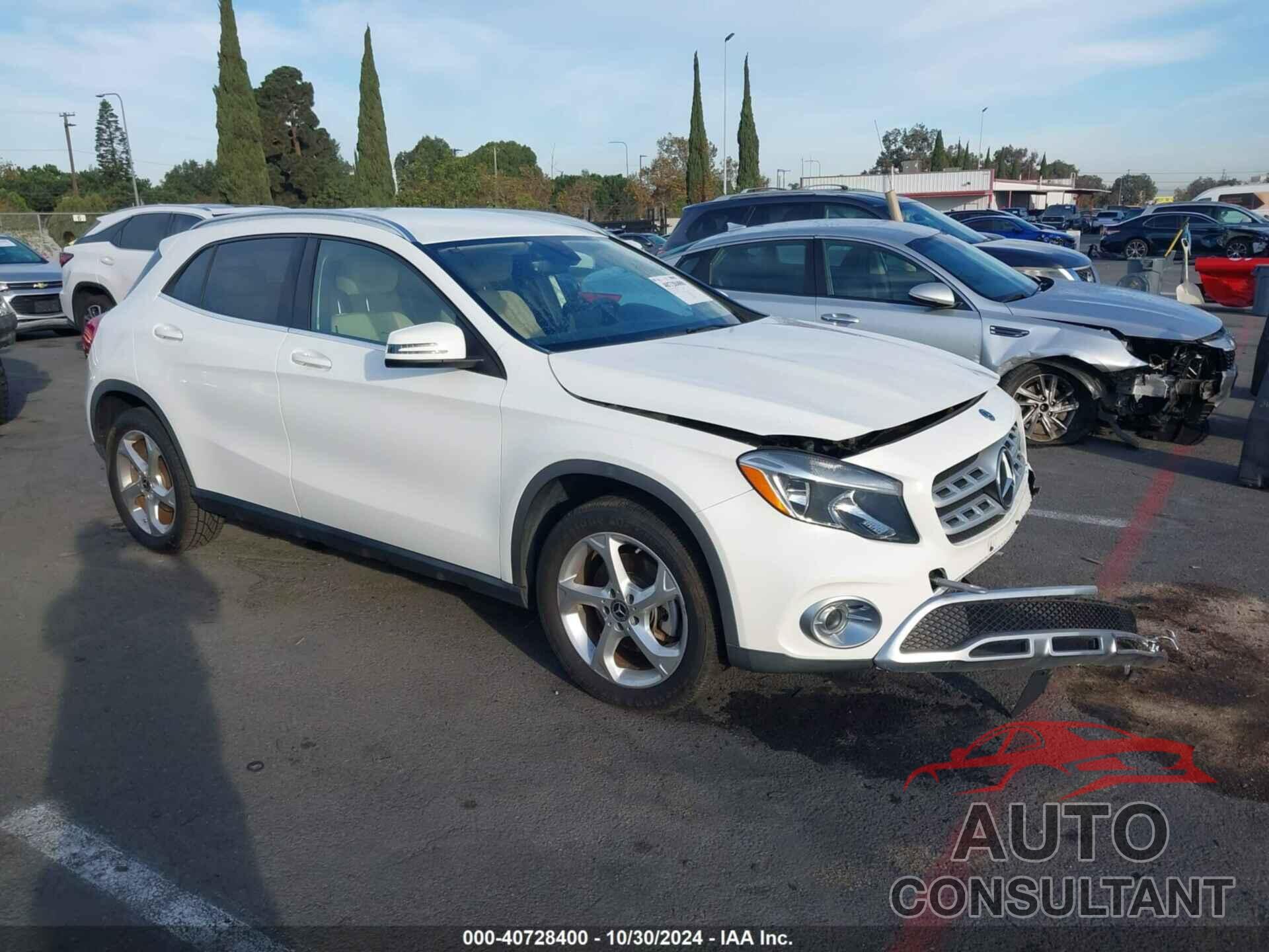 MERCEDES-BENZ GLA 250 2019 - WDCTG4EB5KU001208