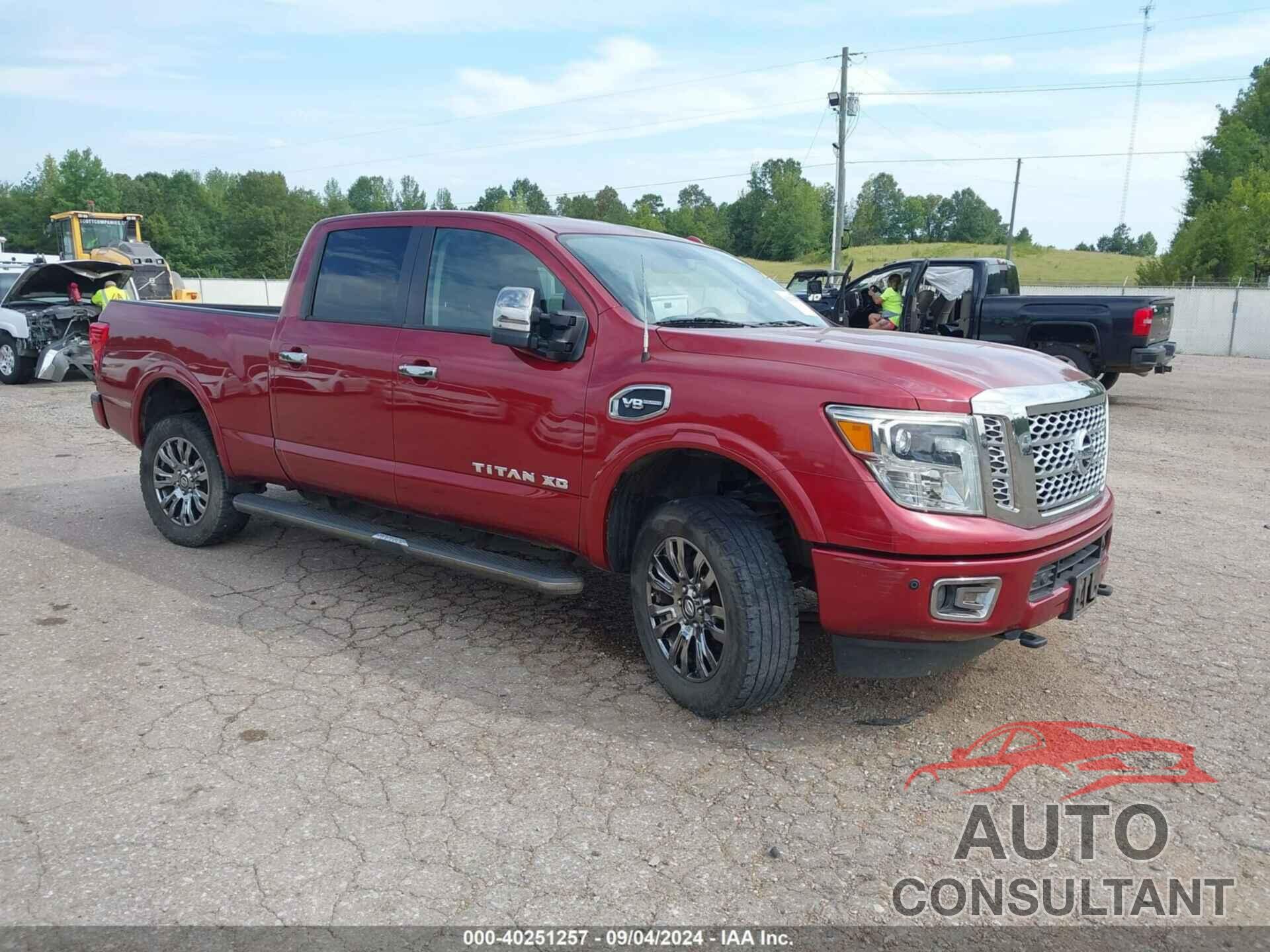 NISSAN TITAN XD 2017 - 1N6AA1F28HN500984