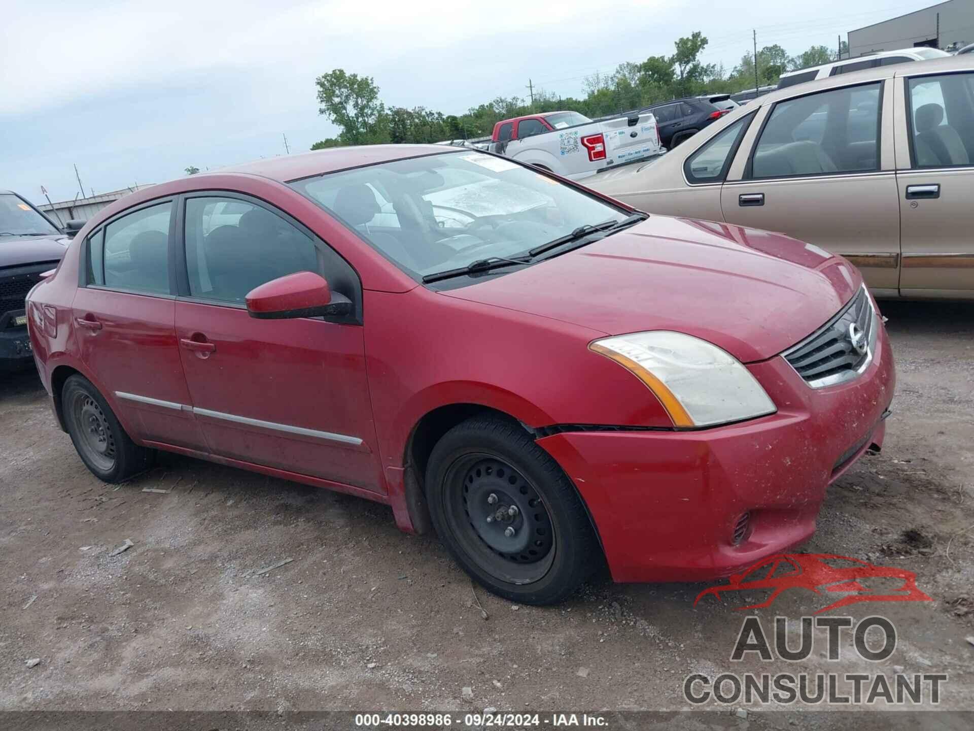 NISSAN SENTRA 2012 - 3N1AB6AP3CL783953