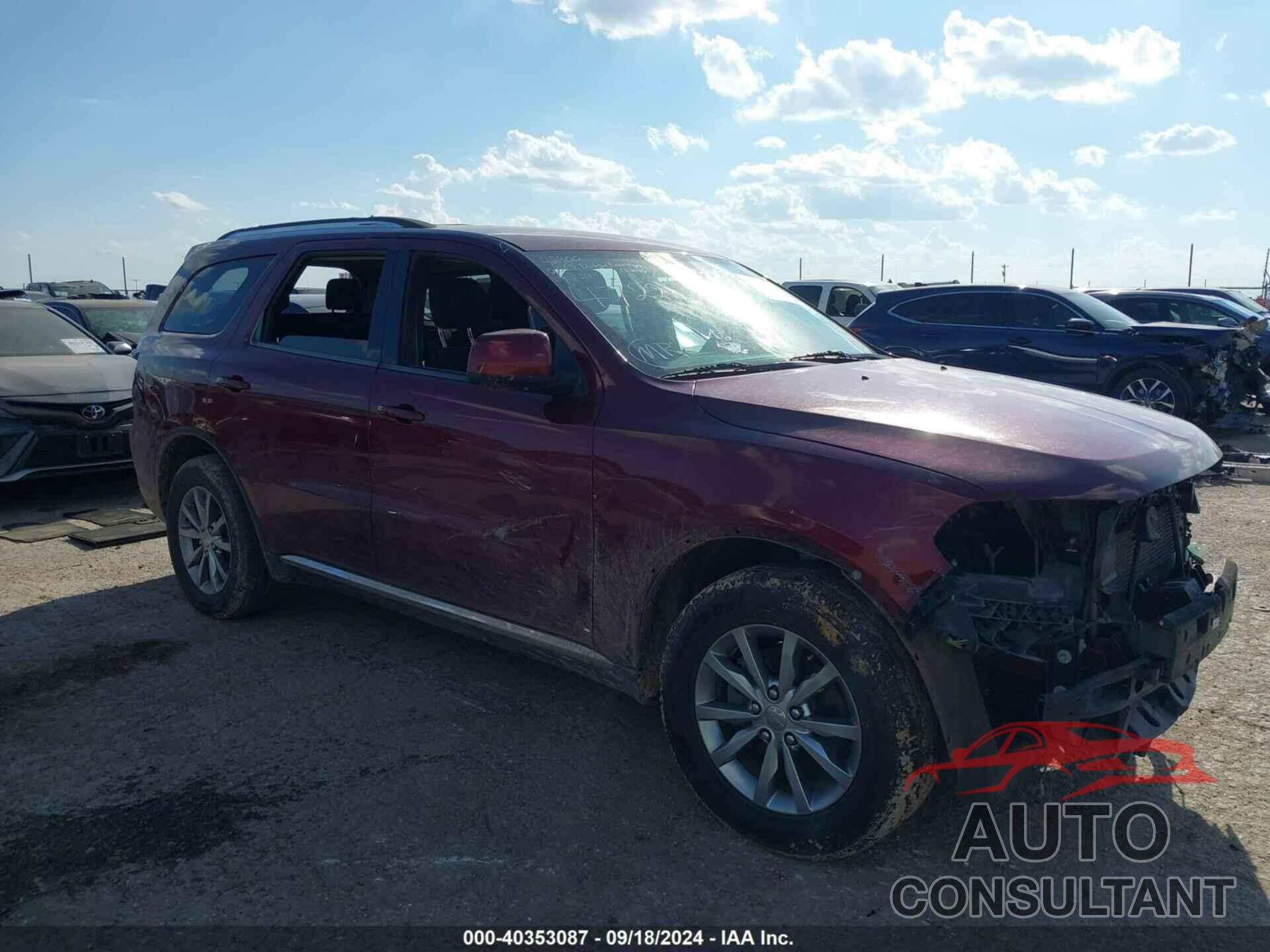 DODGE DURANGO 2017 - 1C4RDHAG0HC944722