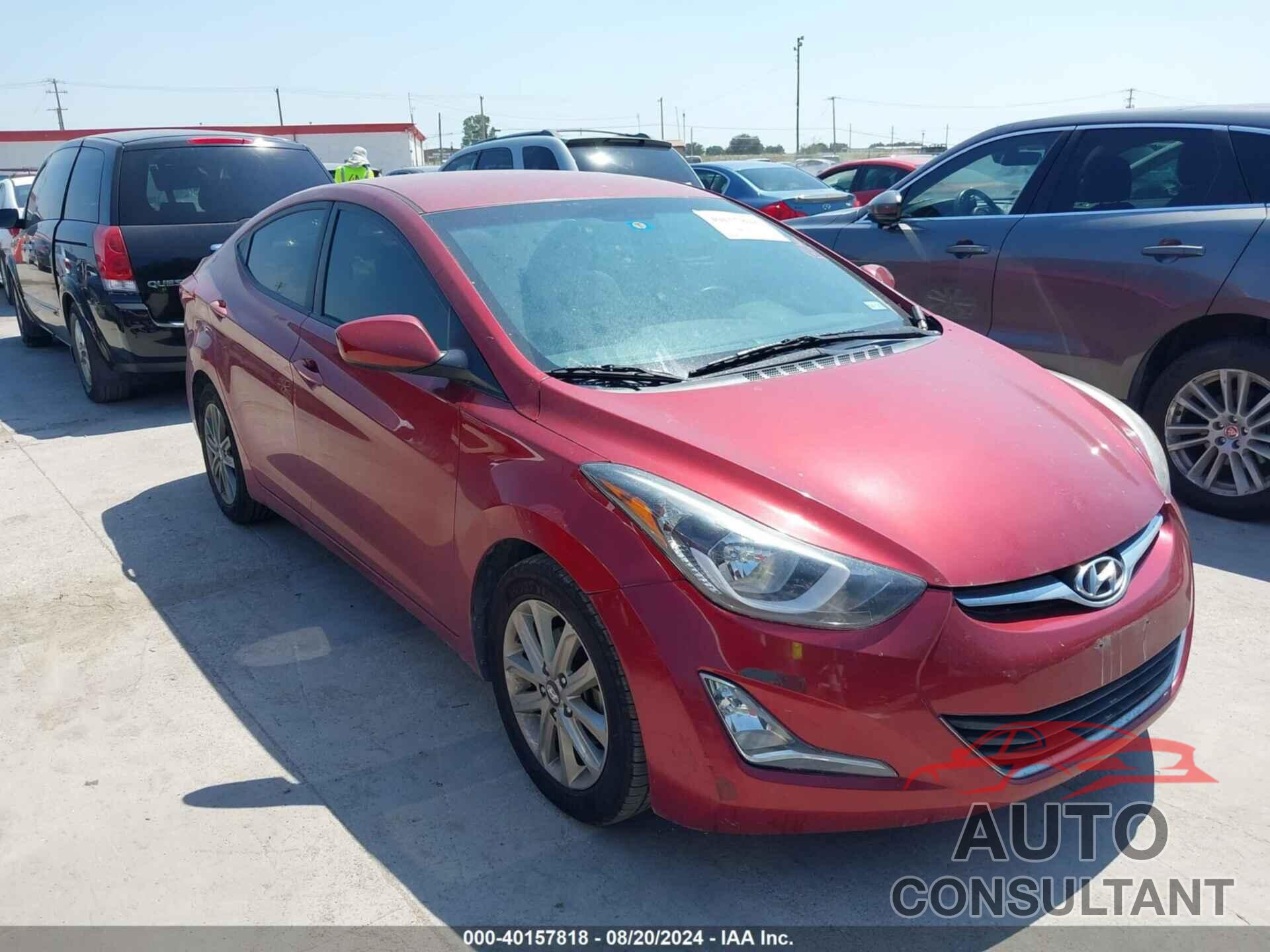 HYUNDAI ELANTRA 2016 - 5NPDH4AE6GH743609