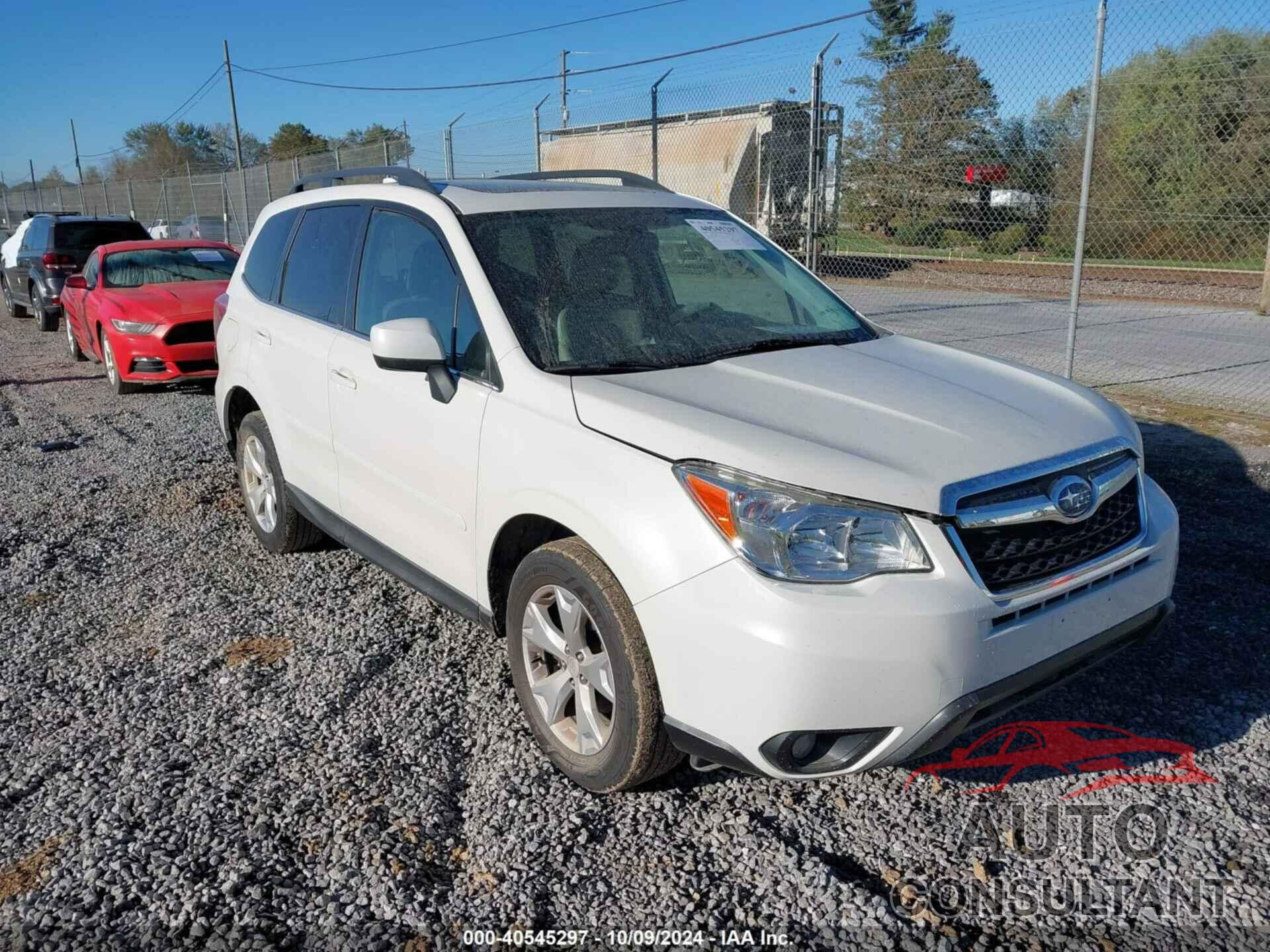 SUBARU FORESTER 2016 - JF2SJAHC8GH450566