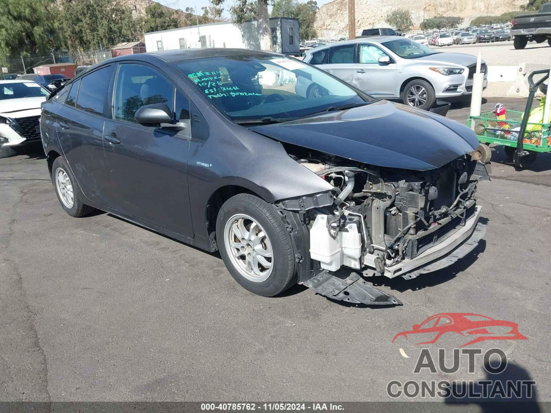 TOYOTA PRIUS 2018 - JTDKBRFUXJ3581721