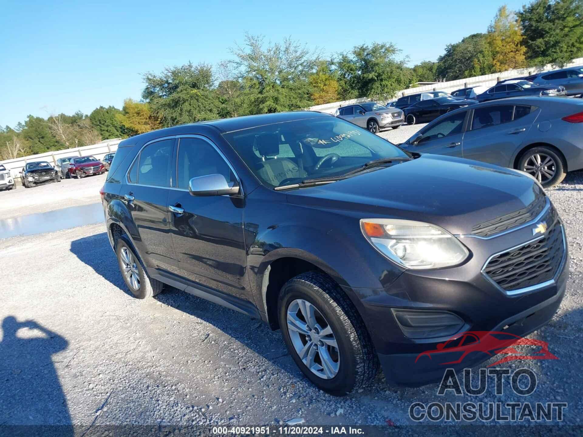 CHEVROLET EQUINOX 2016 - 2GNALBEK7G6296855