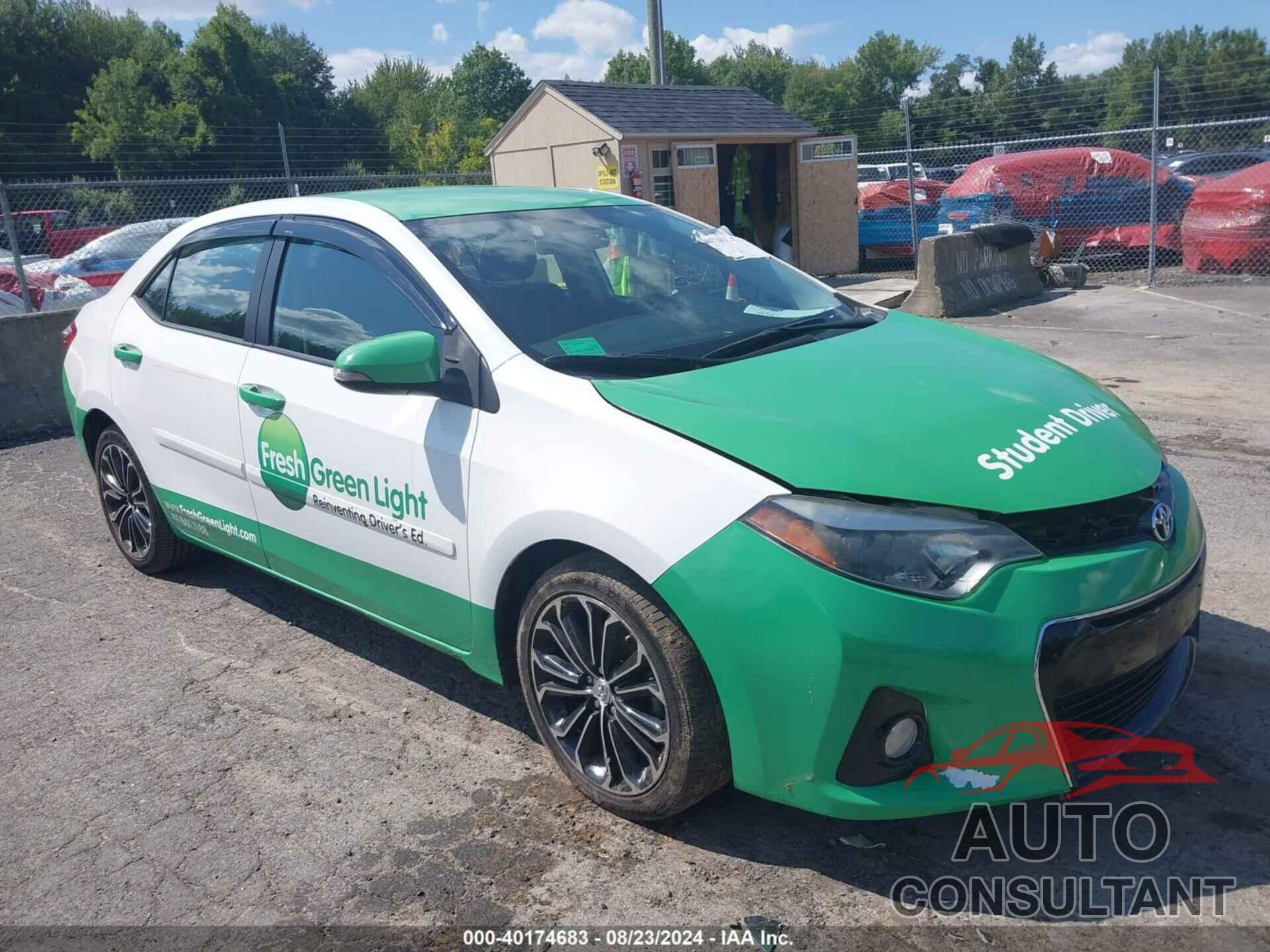 TOYOTA COROLLA 2016 - 2T1BURHE3GC686116