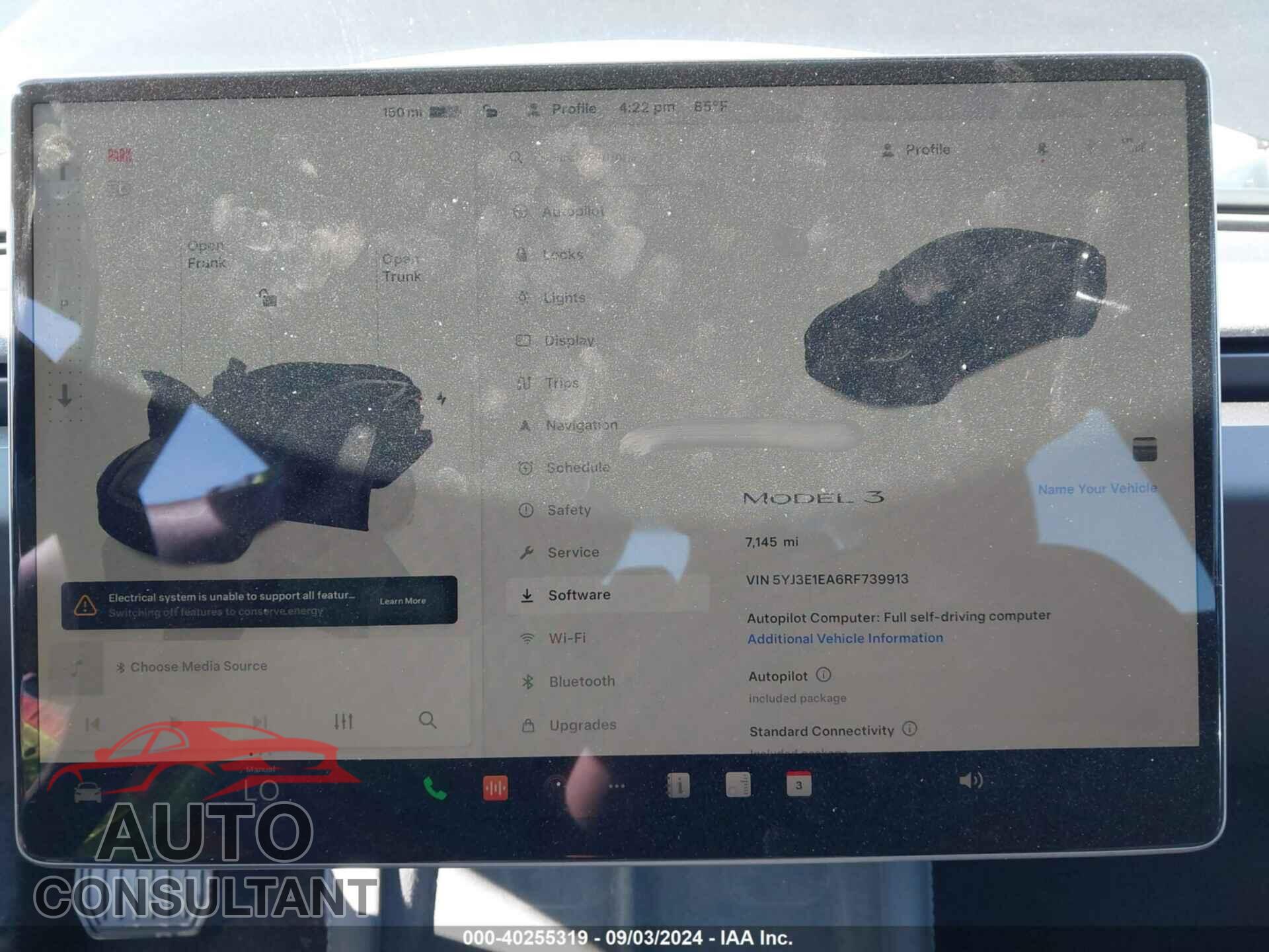 TESLA MODEL 3 2024 - 5YJ3E1EA6RF739913
