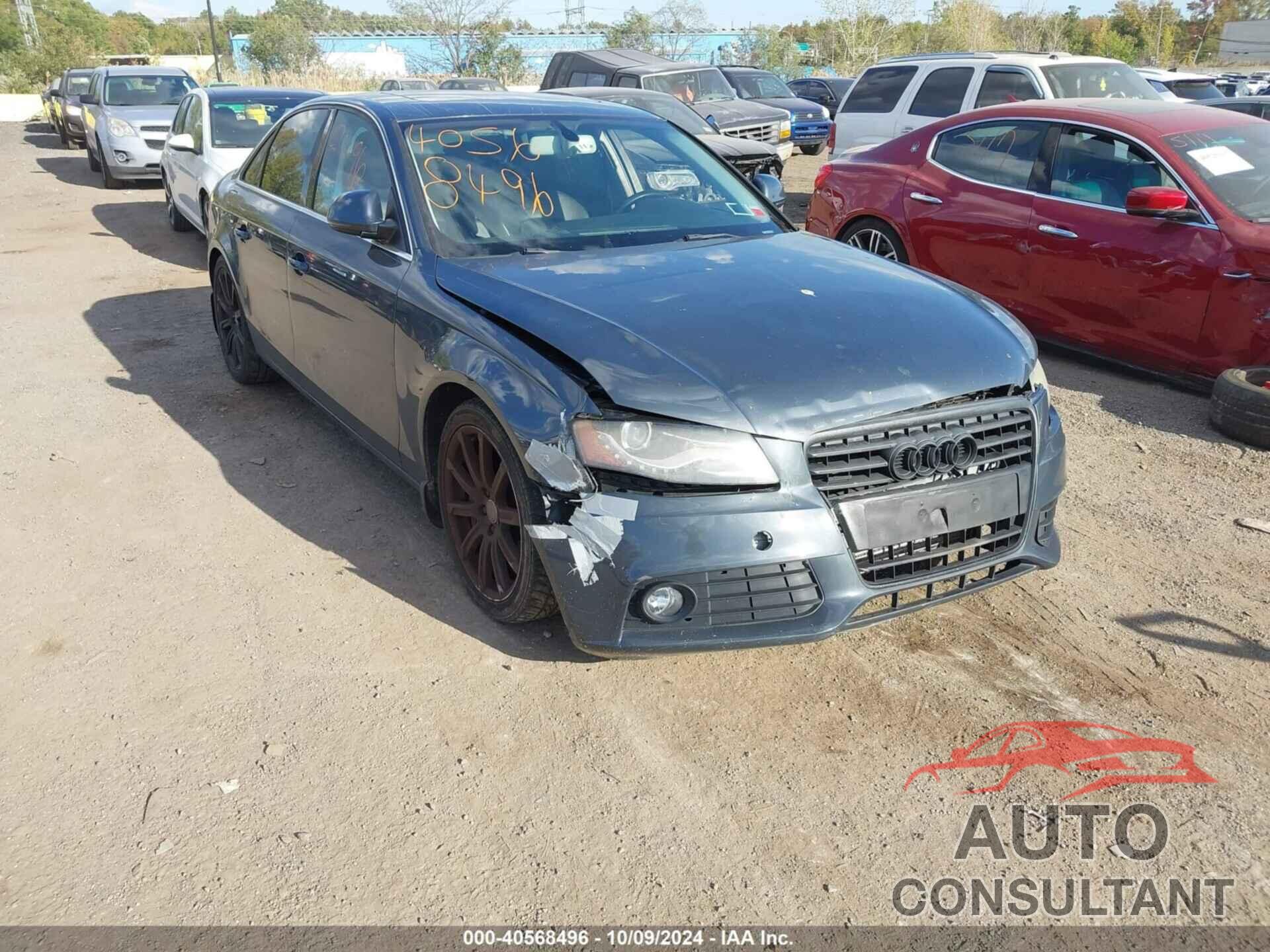 AUDI A4 2009 - WAUSF78K49N032596