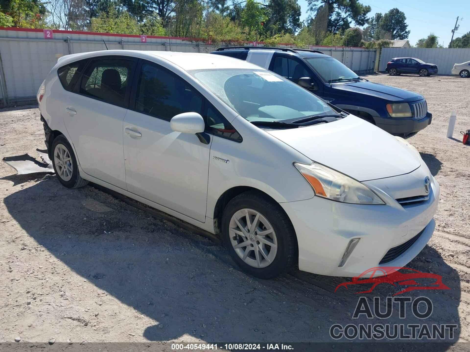 TOYOTA PRIUS V 2012 - JTDZN3EU6C3124234
