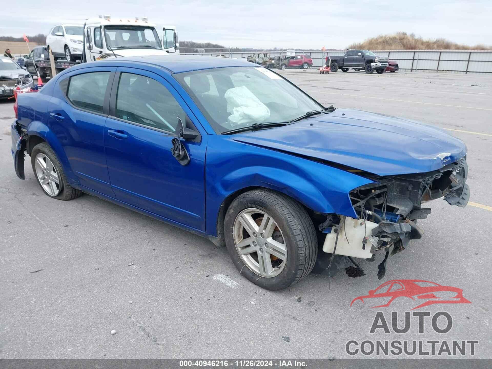 DODGE AVENGER 2013 - 1C3CDZCG7DN708726