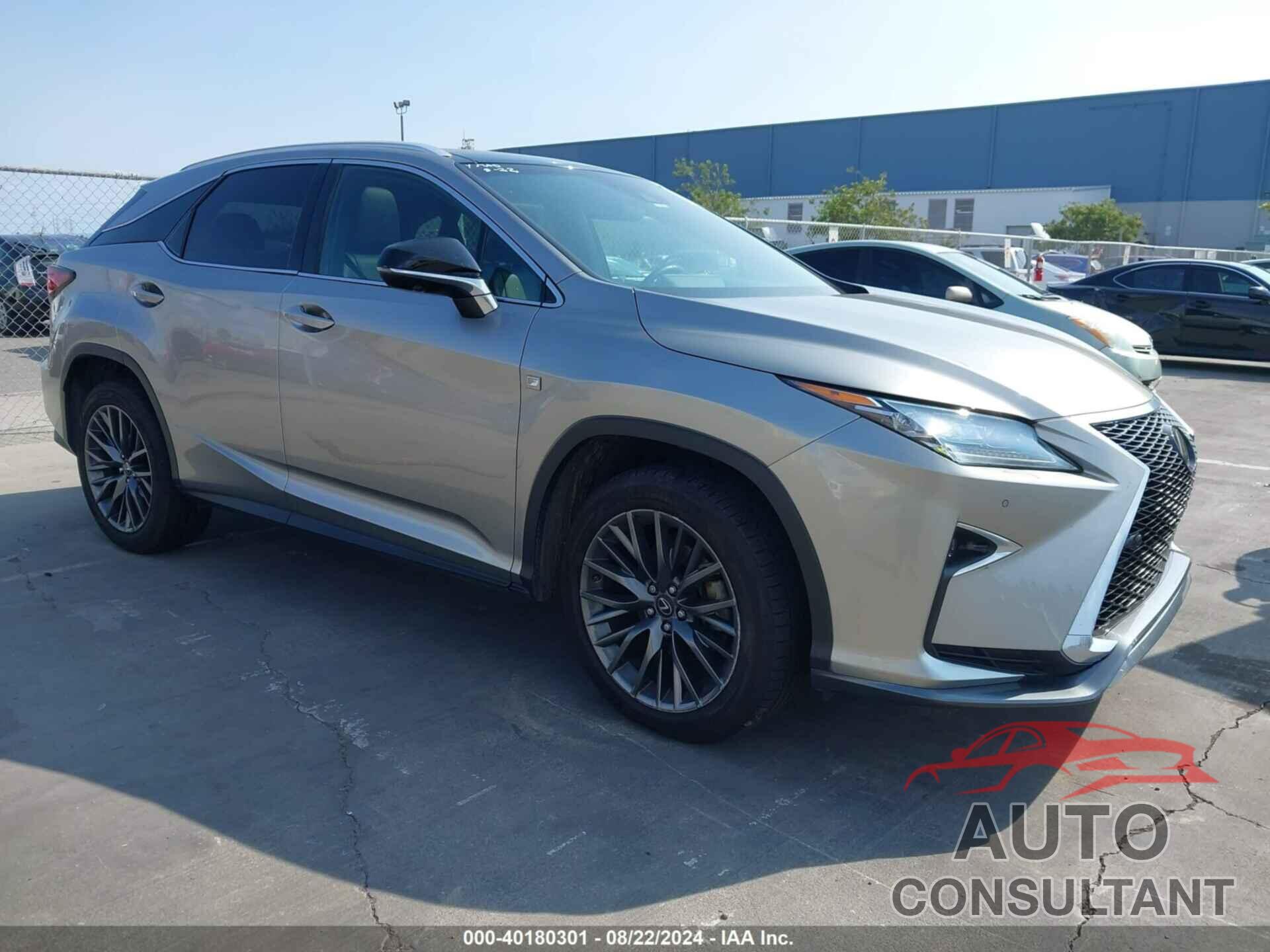 LEXUS RX 350 2017 - 2T2ZZMCA6HC042047