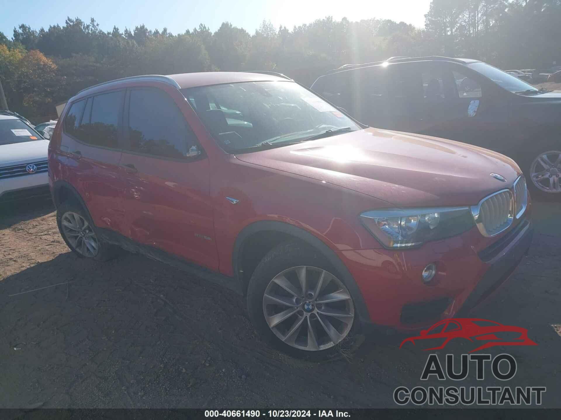 BMW X3 2017 - 5UXWZ7C38H0V86486