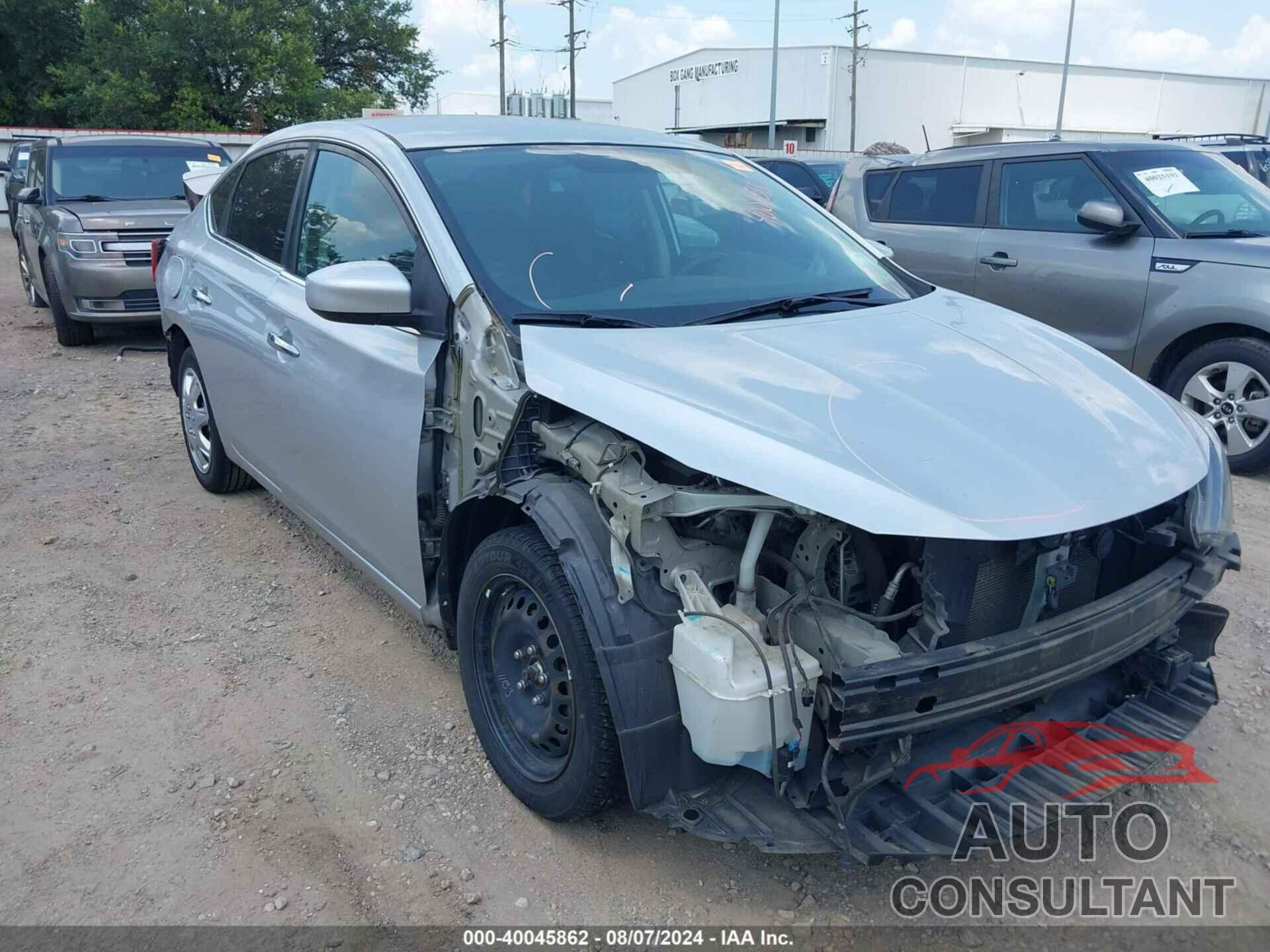 NISSAN SENTRA 2019 - 3N1AB7AP2KY295908