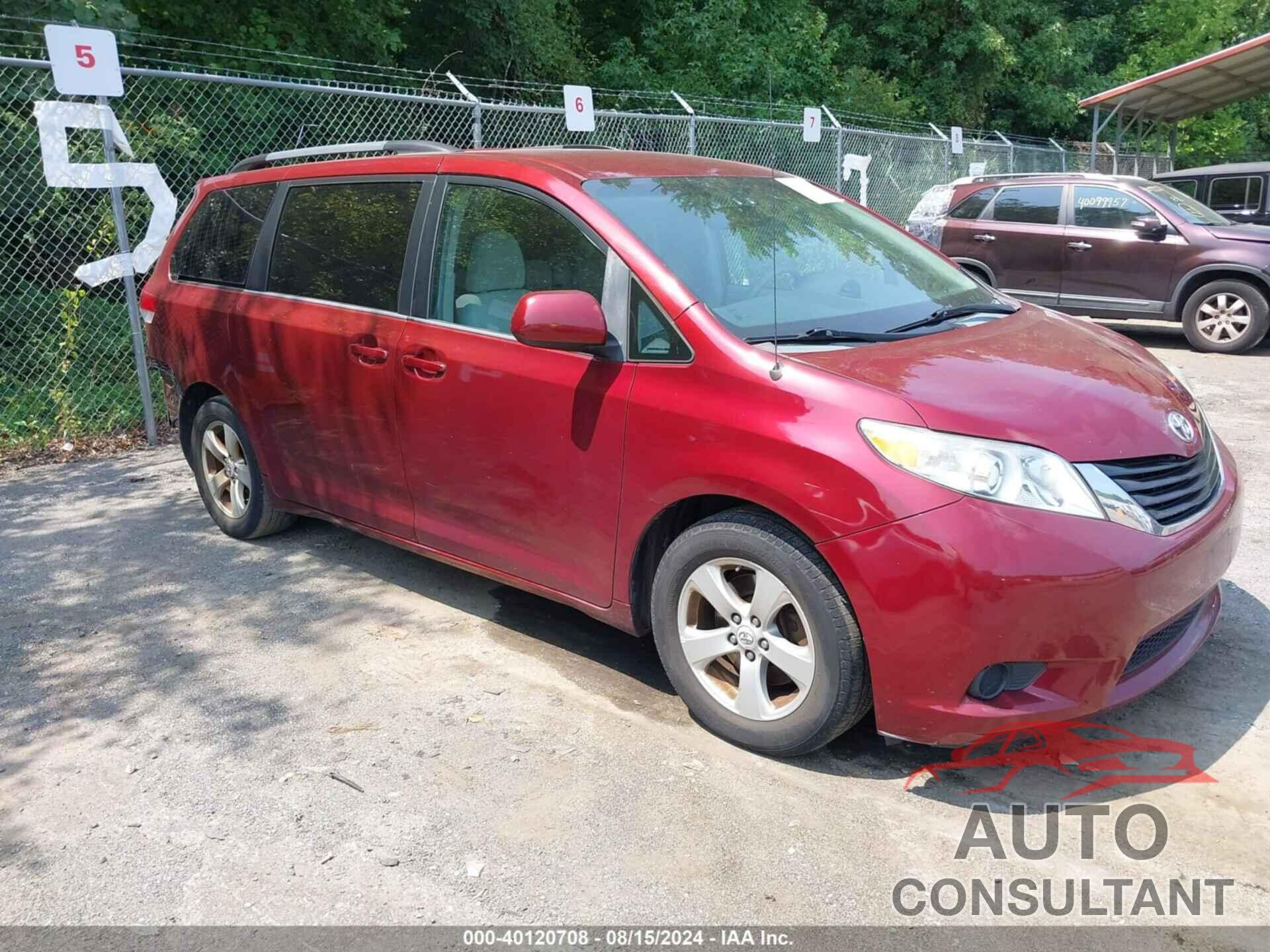 TOYOTA SIENNA 2013 - 5TDKK3DCXDS281655