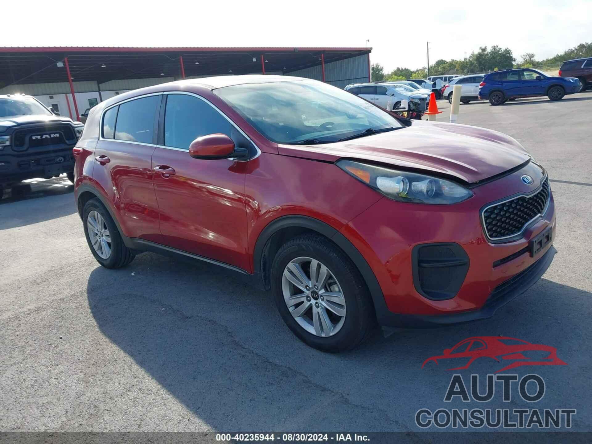 KIA SPORTAGE 2017 - KNDPM3AC1H7237712