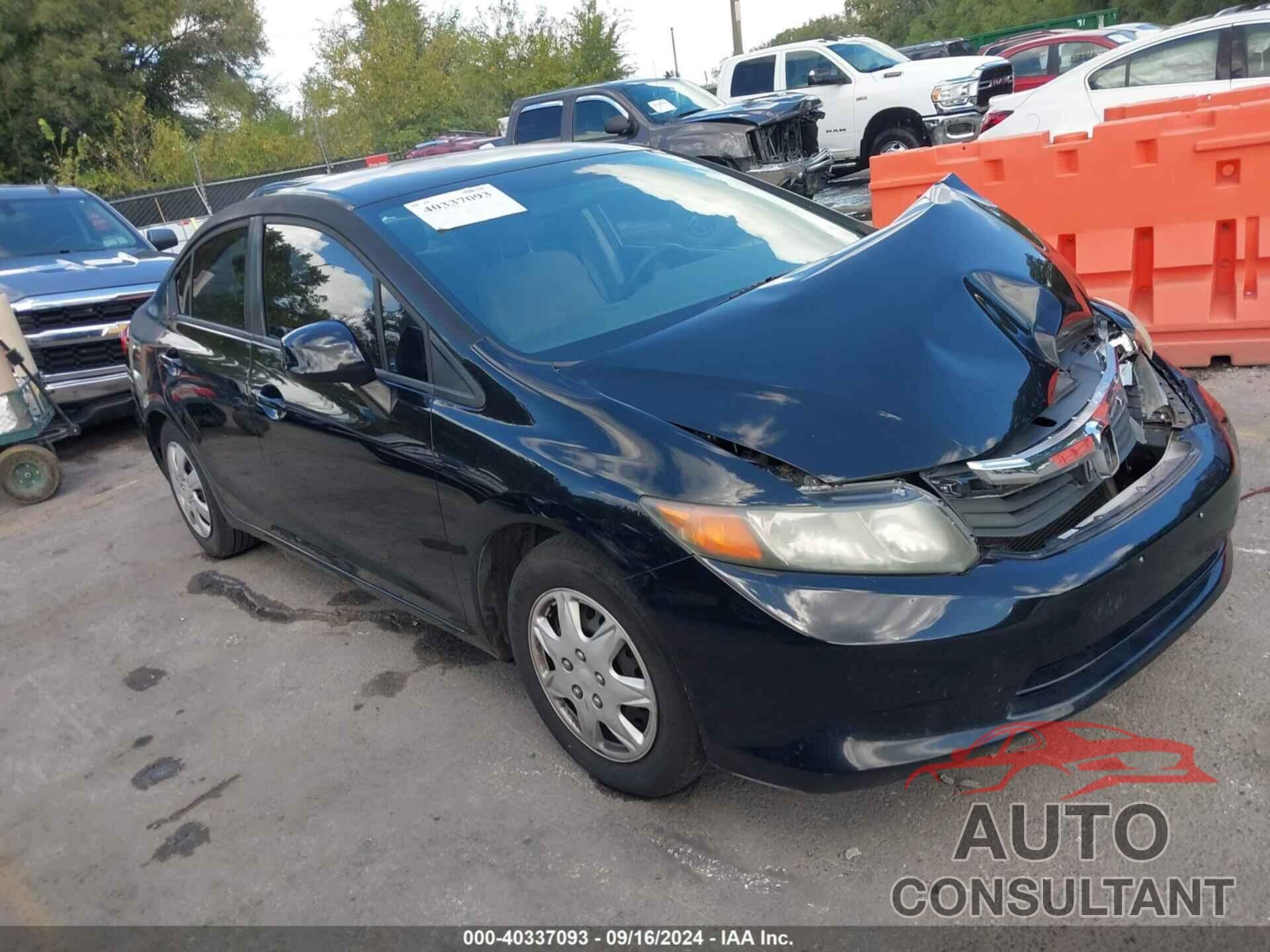 HONDA CIVIC 2012 - 2HGFB2F54CH317560