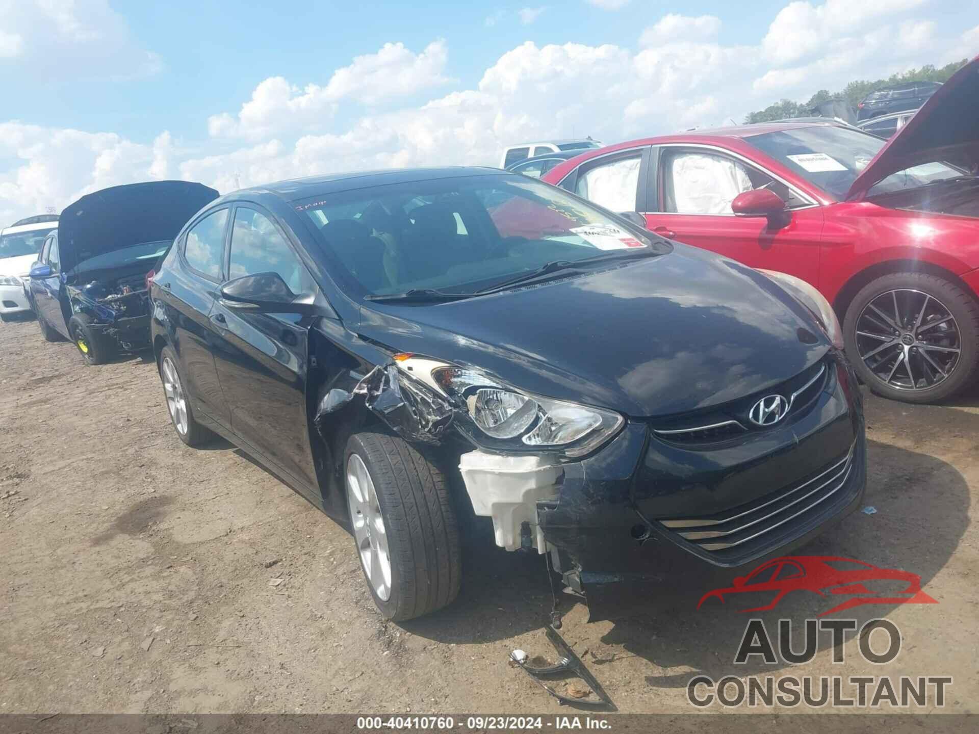 HYUNDAI ELANTRA 2013 - KMHDH4AE4DU834522