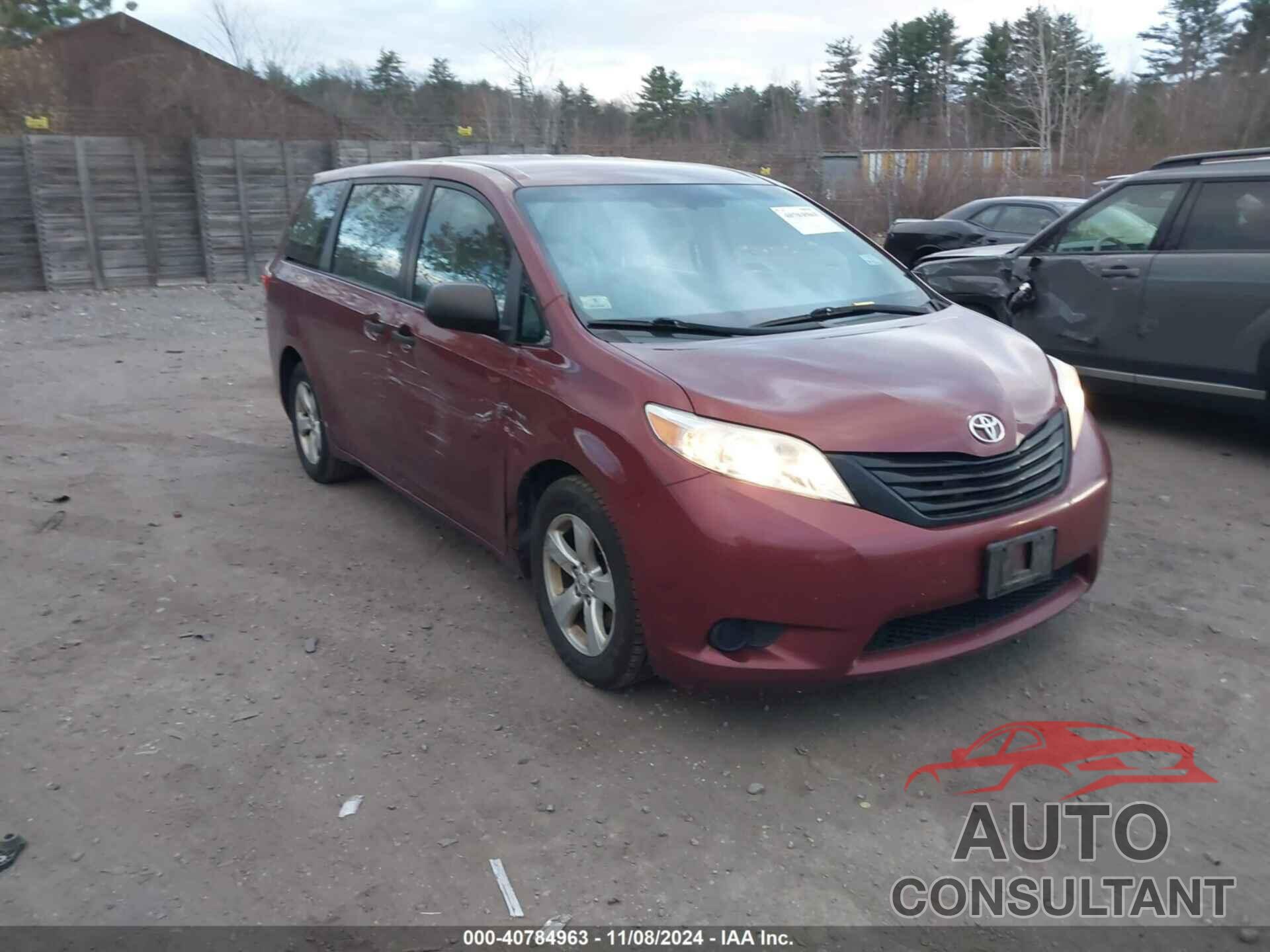 TOYOTA SIENNA 2015 - 5TDZK3DC2FS665348