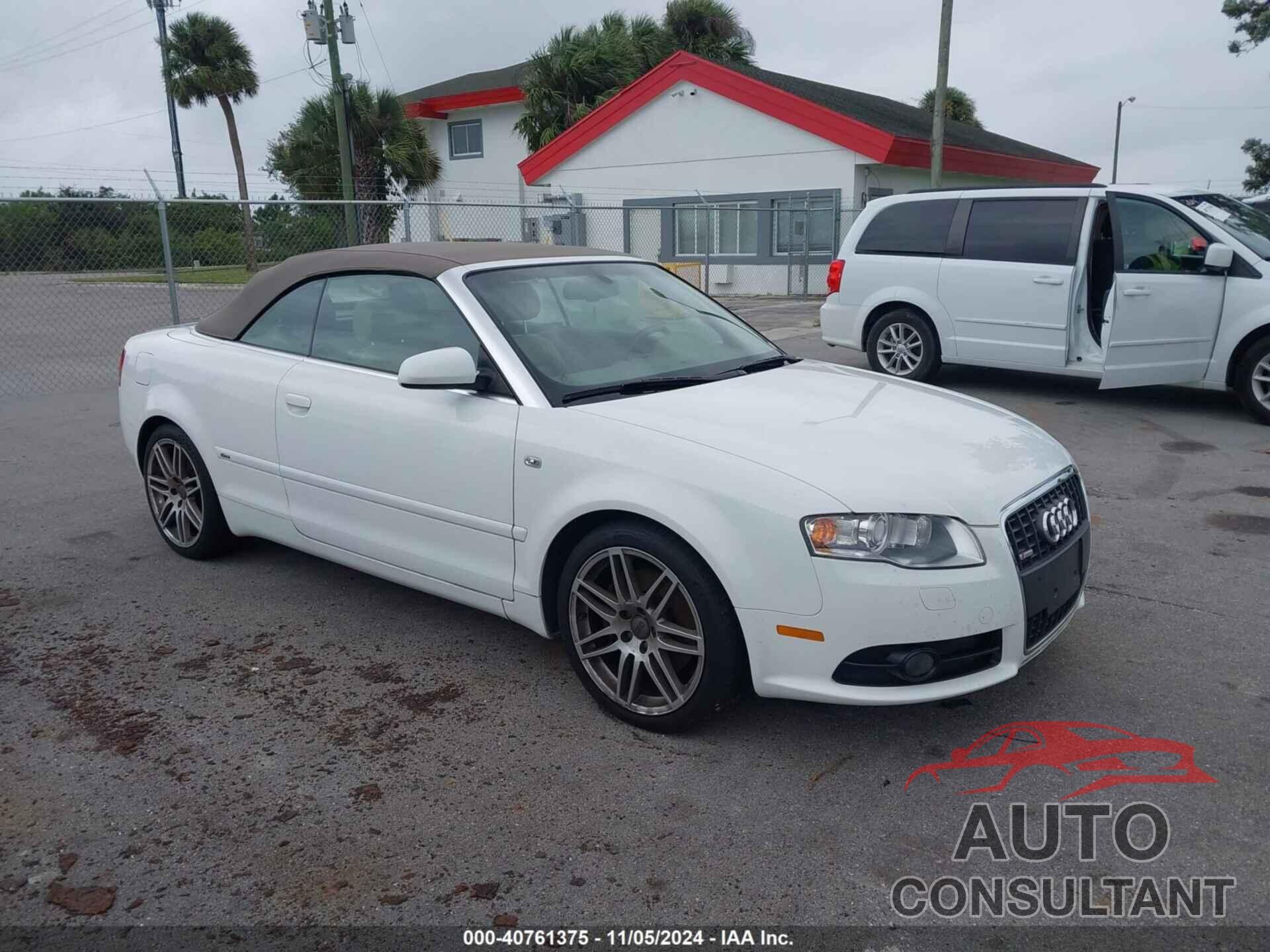 AUDI A4 2009 - WAUDF48HX9K007604