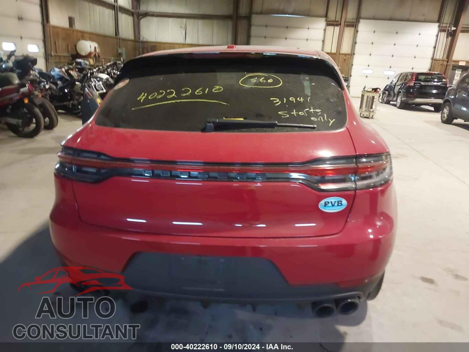 PORSCHE MACAN 2021 - WP1AB2A5XMLB30181