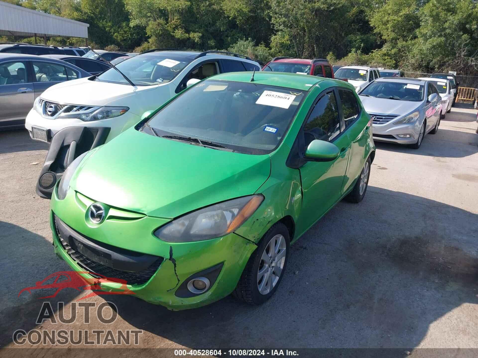 MAZDA MAZDA2 2013 - JM1DE1LY4D0160351