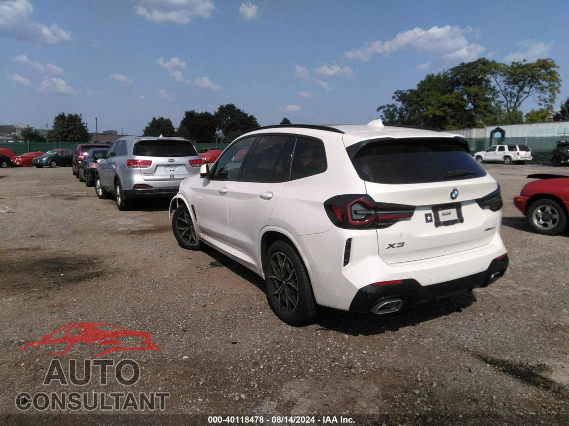 BMW X3 2022 - 5UX53DP03N9M13915
