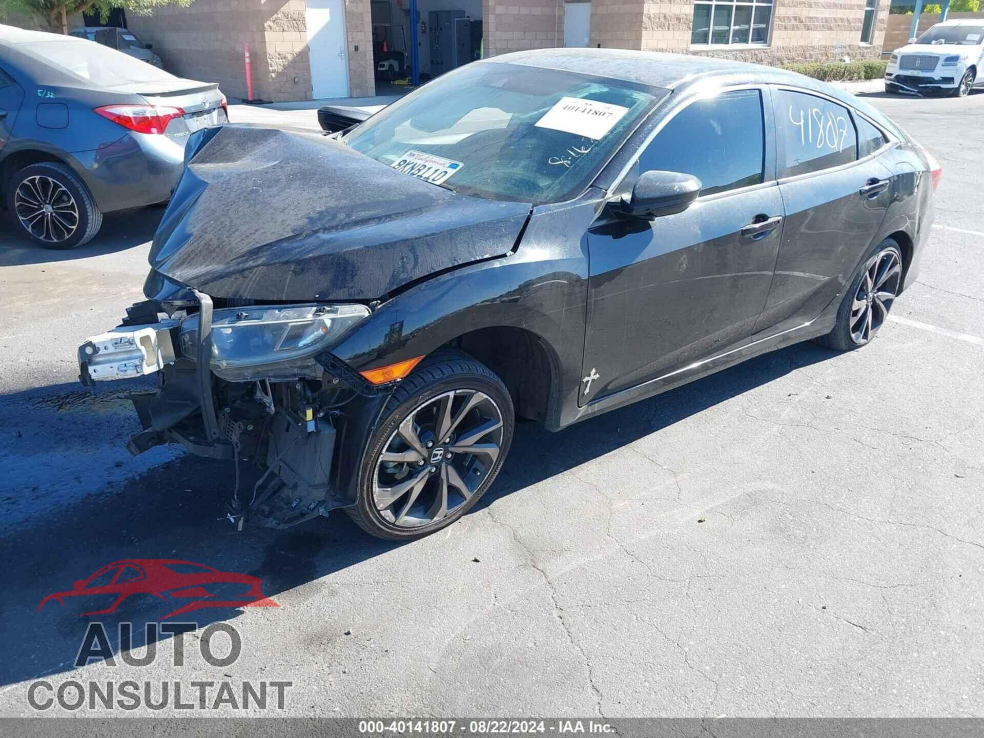 HONDA CIVIC 2019 - 2HGFC2F84KH555270