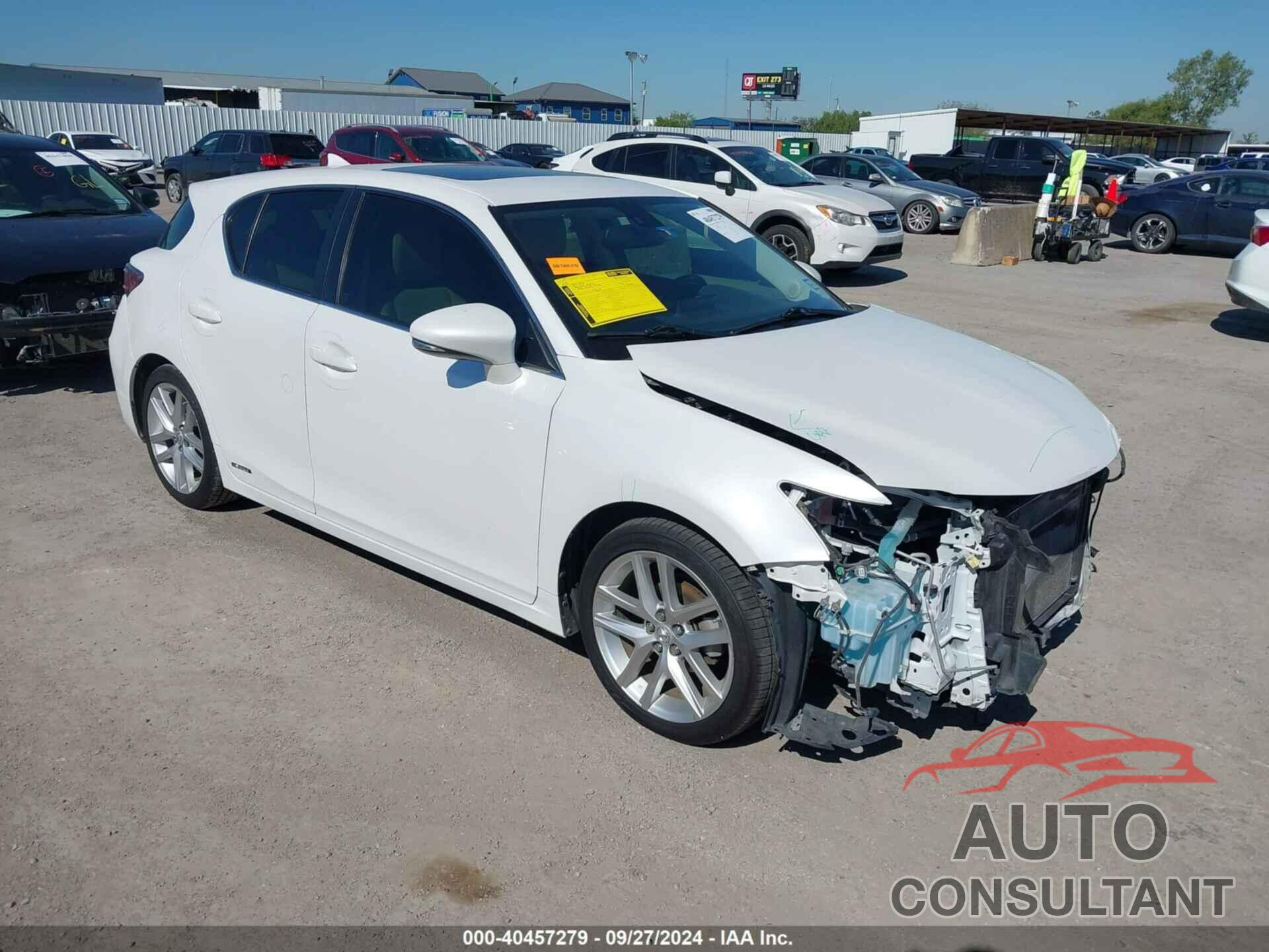 LEXUS CT 200H 2016 - JTHKD5BH9G2267826