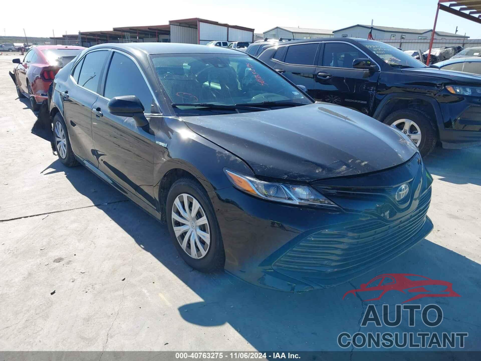 TOYOTA CAMRY HYBRID 2019 - 4T1B31HK7KU007319