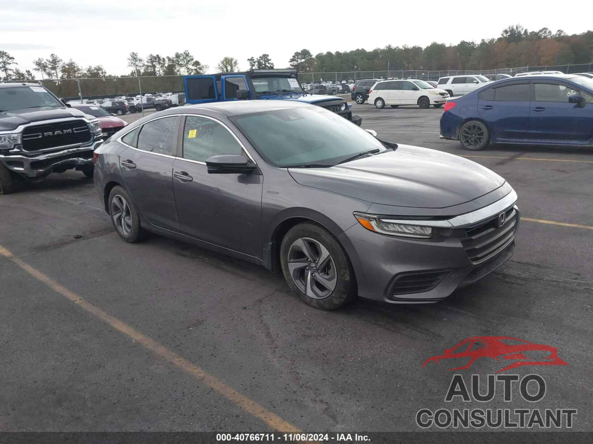 HONDA INSIGHT 2019 - 19XZE4F57KE001465