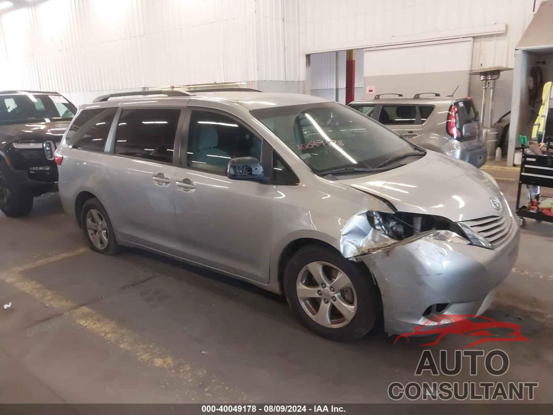 TOYOTA SIENNA 2017 - 5TDKZ3DC3HS830808