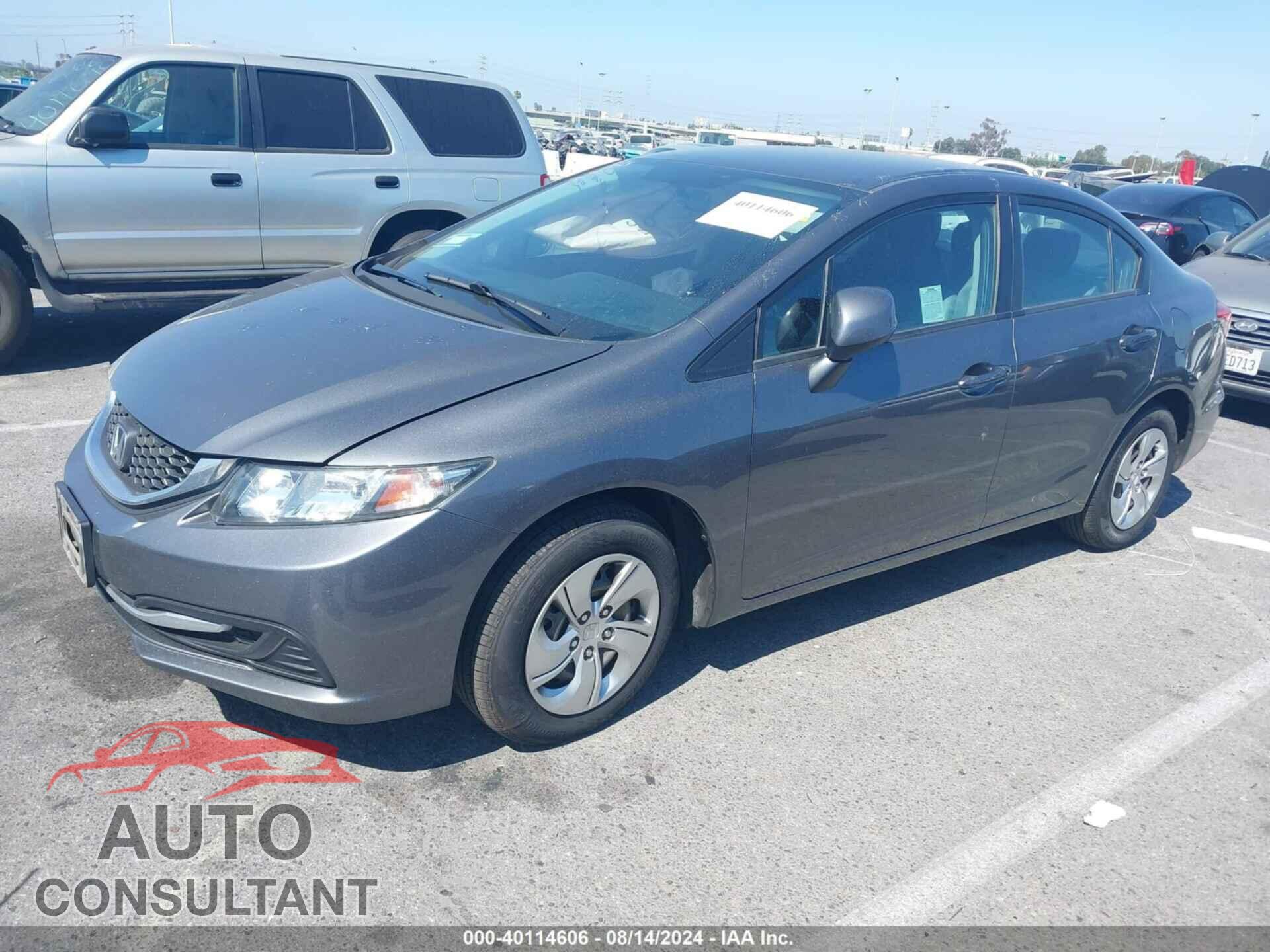 HONDA CIVIC 2013 - 19XFB2F59DE288861