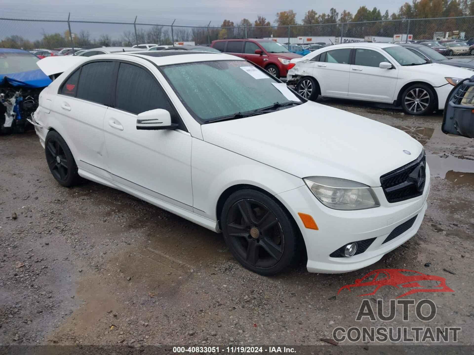 MERCEDES-BENZ C 300 2010 - WDDGF5EB9AR107846