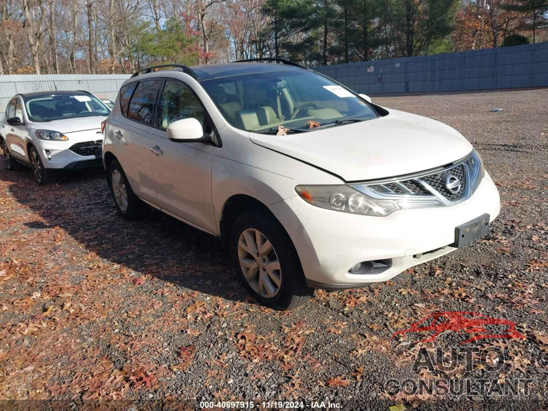 NISSAN MURANO 2013 - JN8AZ1MW3DW306826