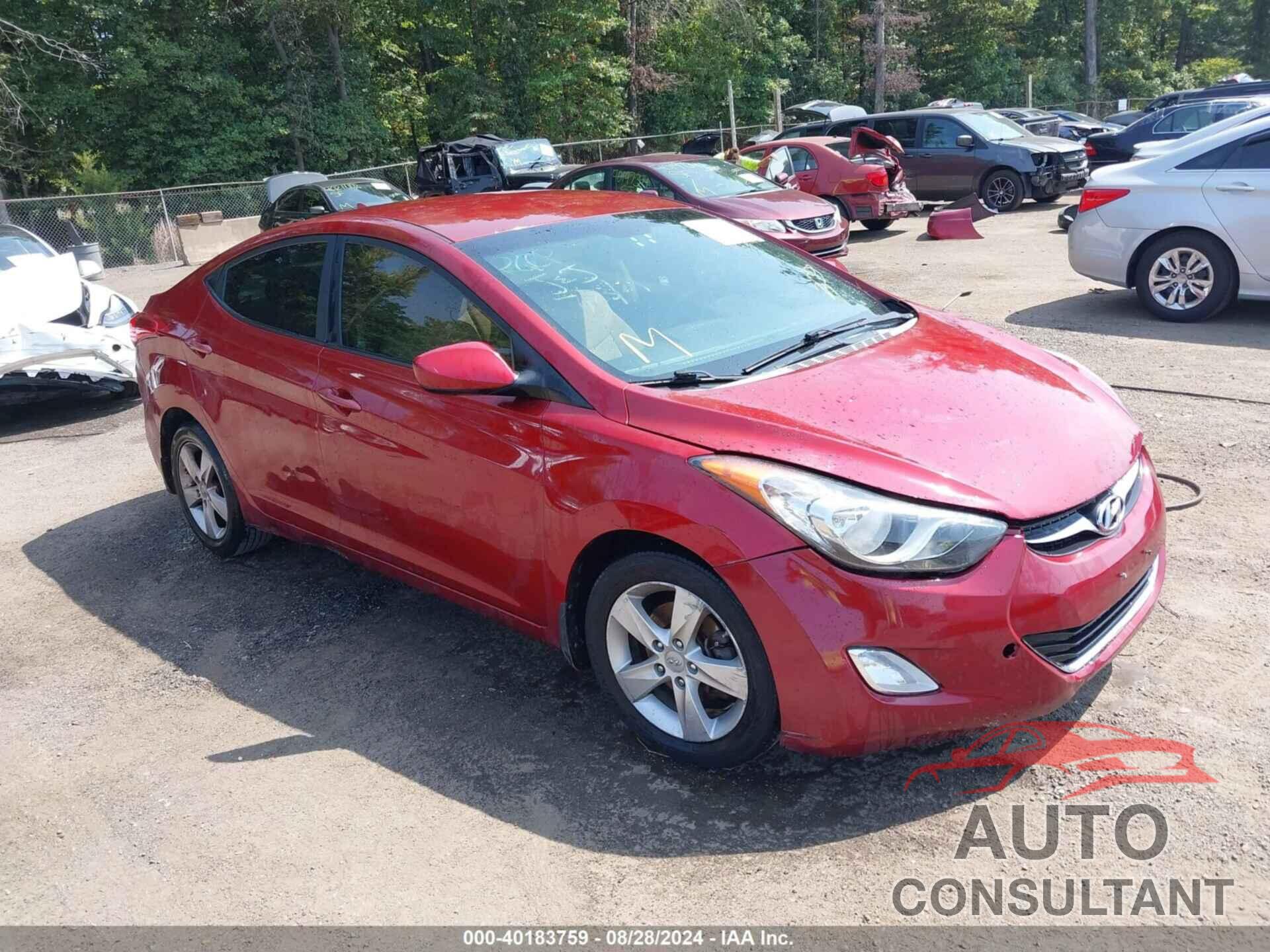 HYUNDAI ELANTRA 2013 - 5NPDH4AE0DH361202