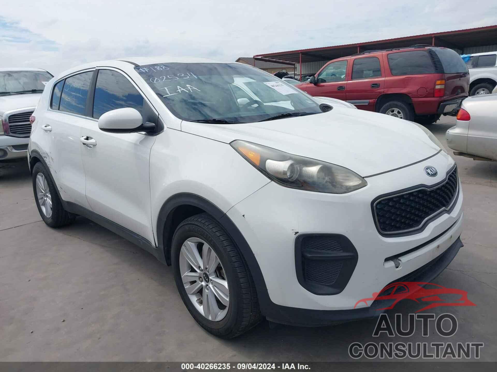 KIA SPORTAGE 2018 - KNDPM3ACXJ7402534