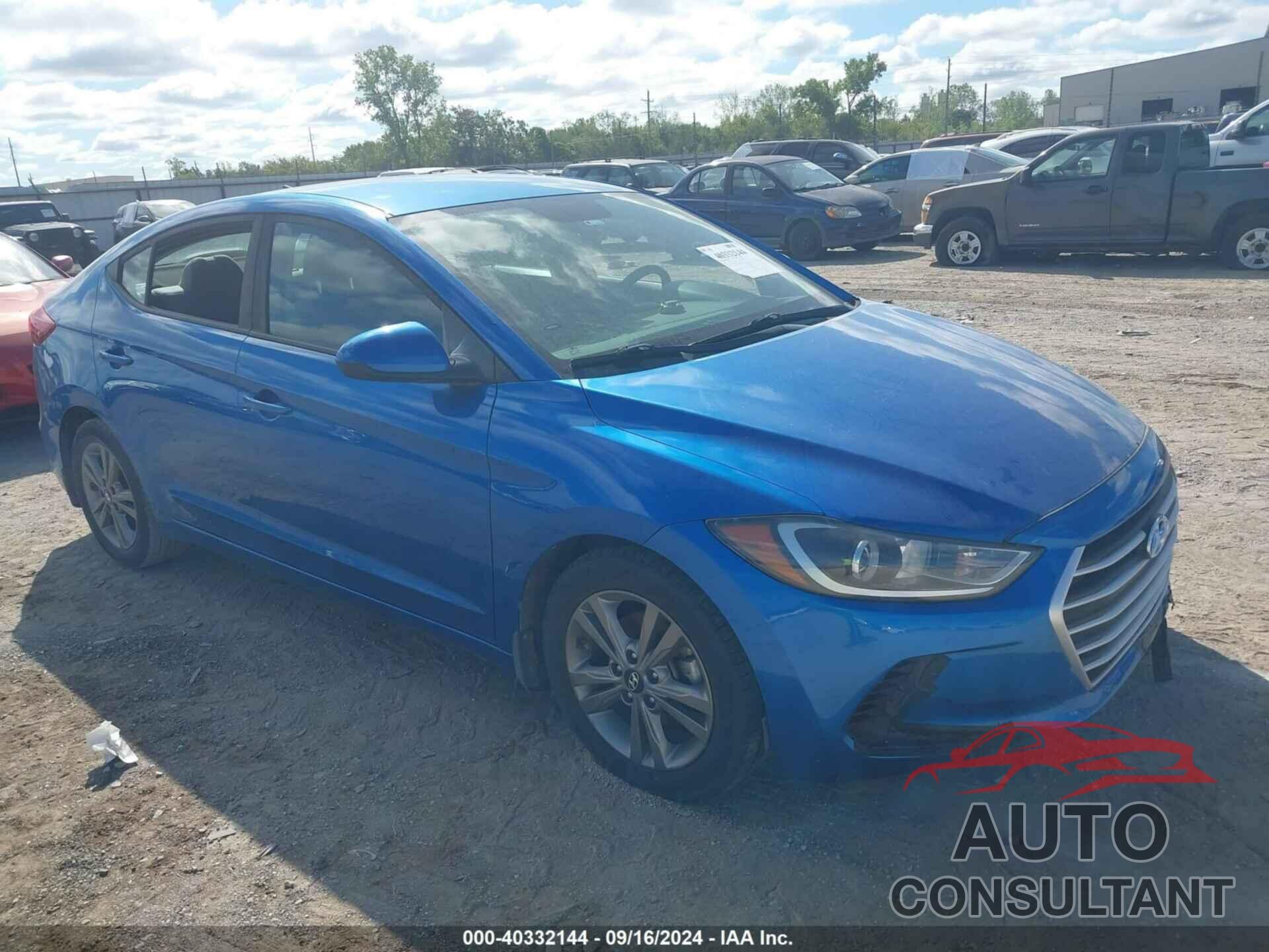 HYUNDAI ELANTRA 2018 - 5NPD84LF5JH268788