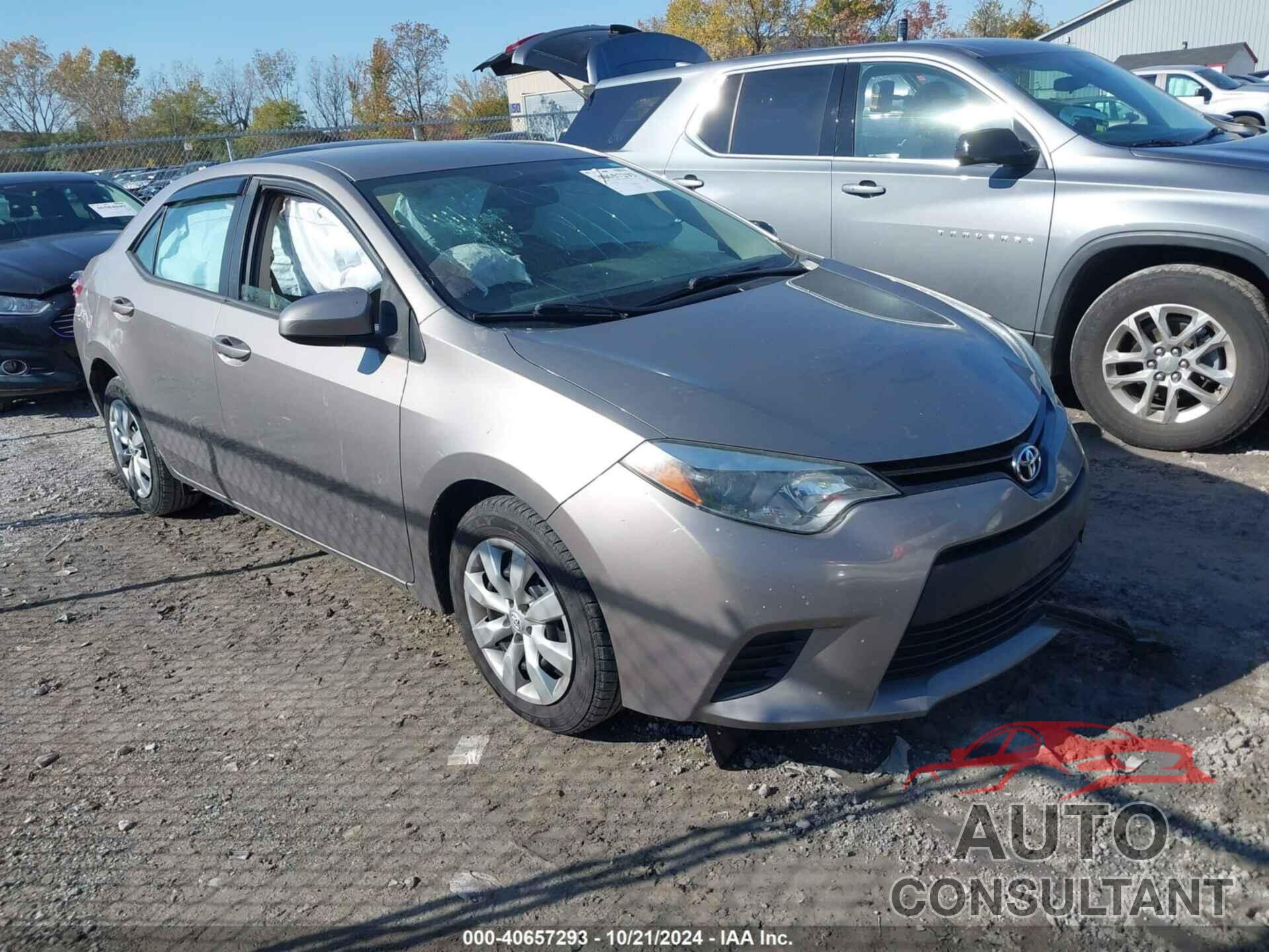 TOYOTA COROLLA 2014 - 2T1BURHEXEC208823