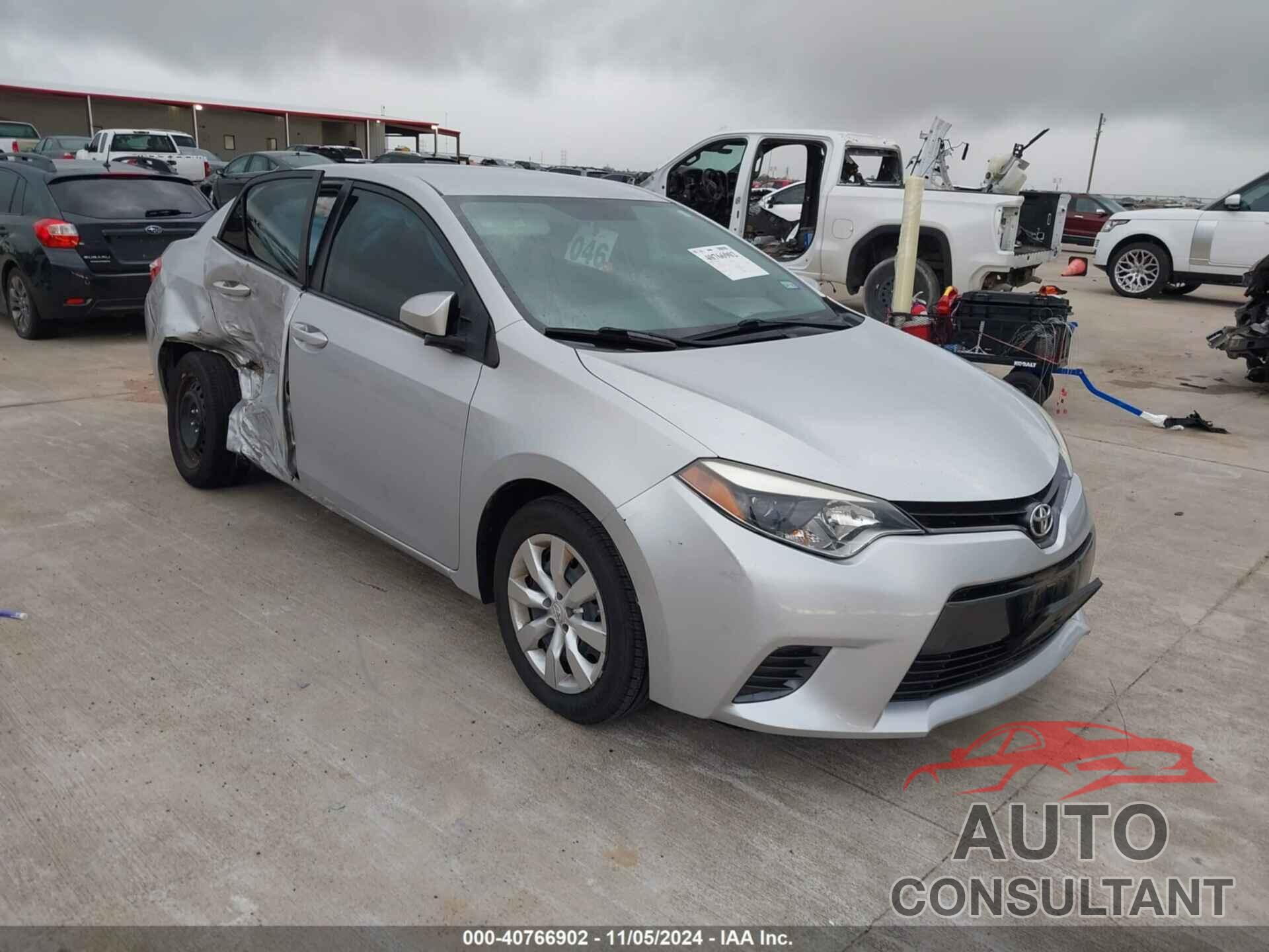 TOYOTA COROLLA 2016 - 5YFBURHE0GP485001