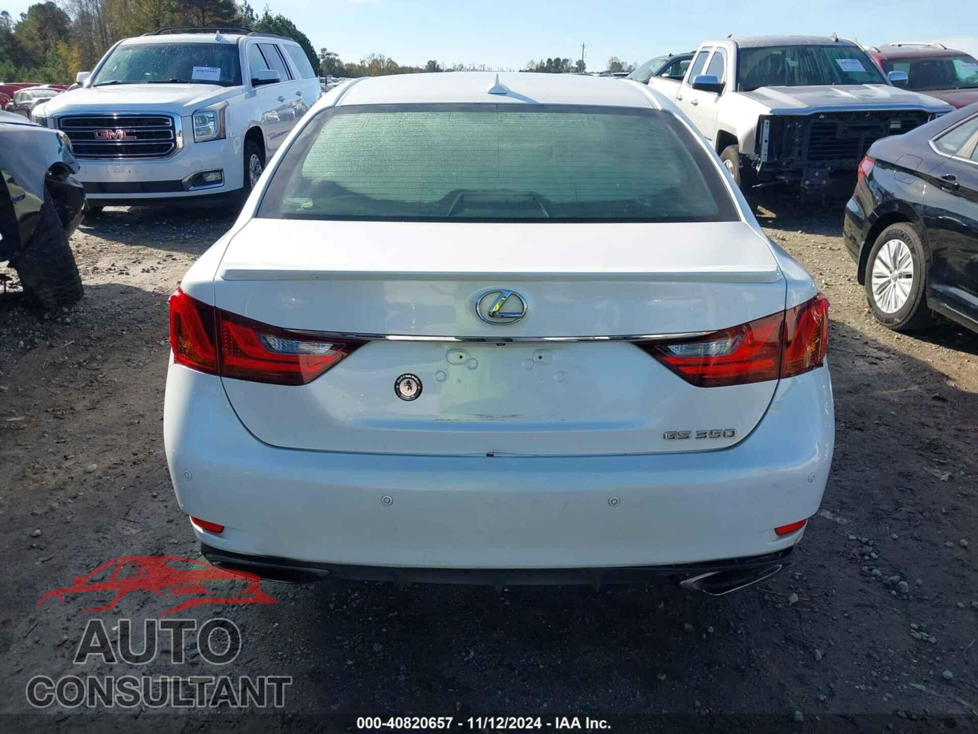 LEXUS GS 2013 - JTHBE1BL3D5017292