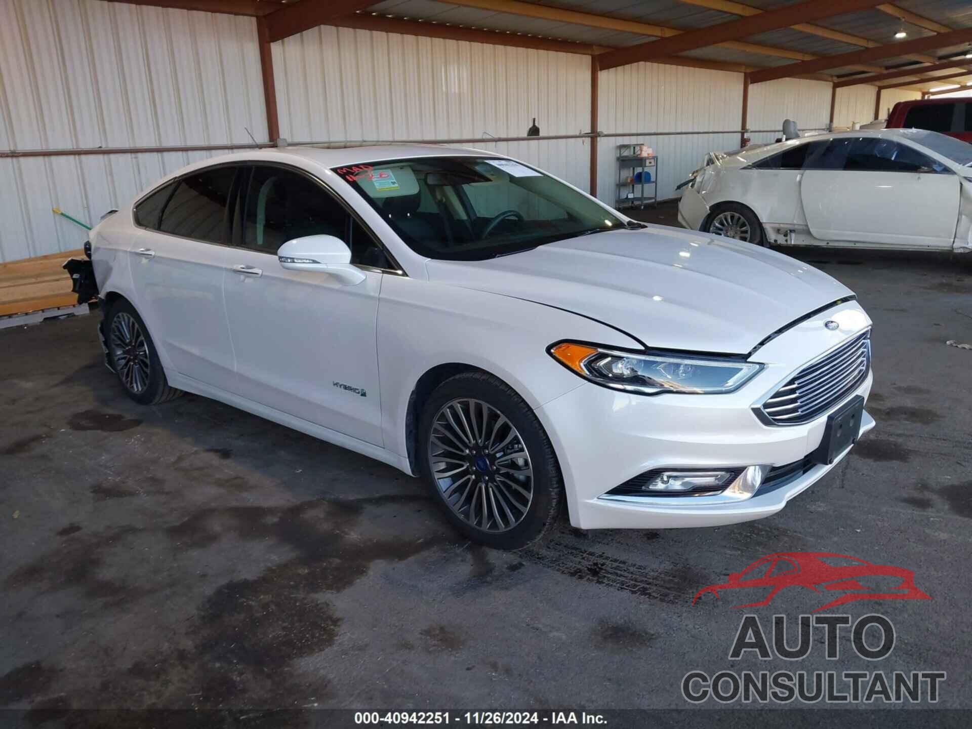 FORD FUSION HYBRID 2018 - 3FA6P0RU2JR253548